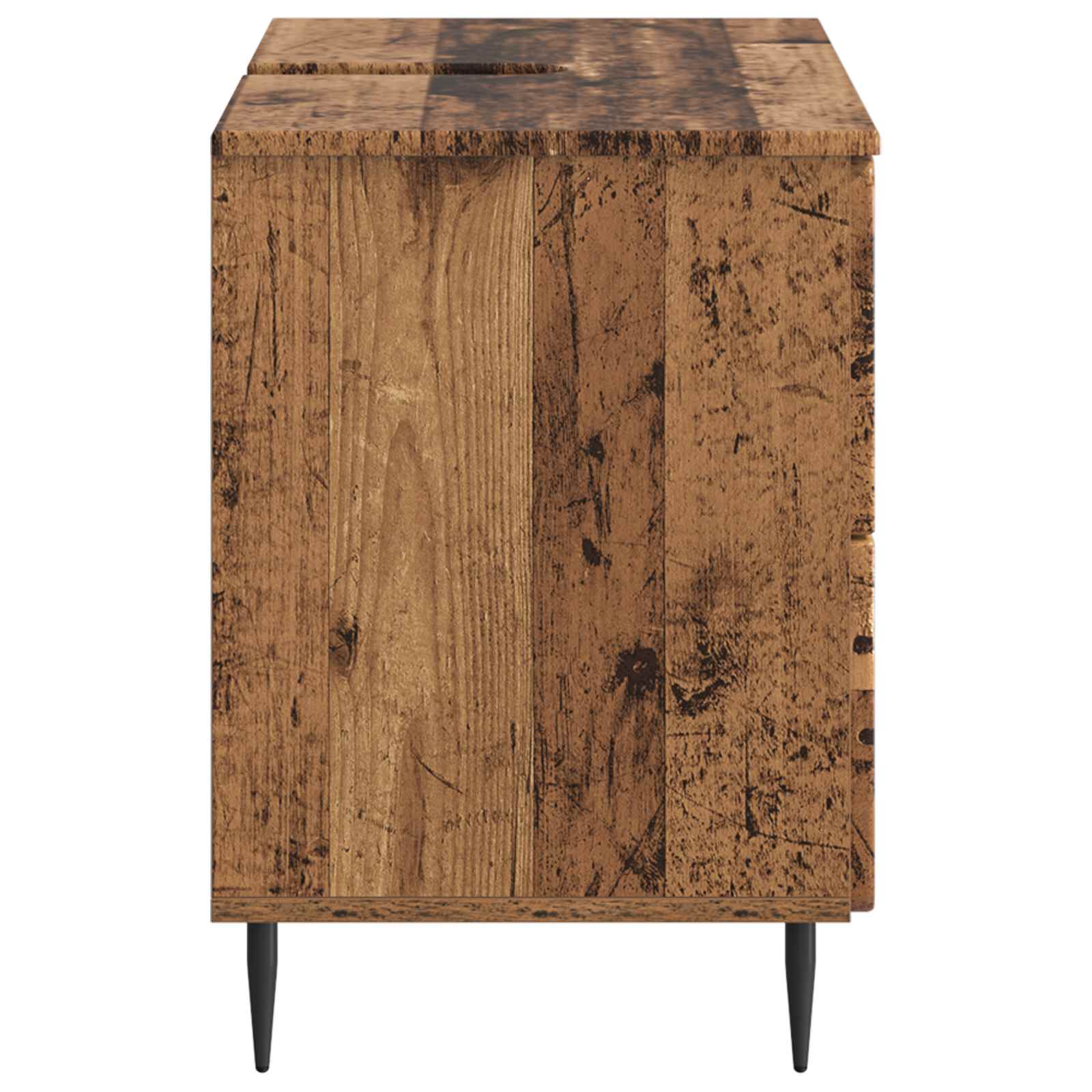 vidaXL Szafka pod umywalkę ZWOLLE Stare drewno 82 x 41 x 58,5 cm