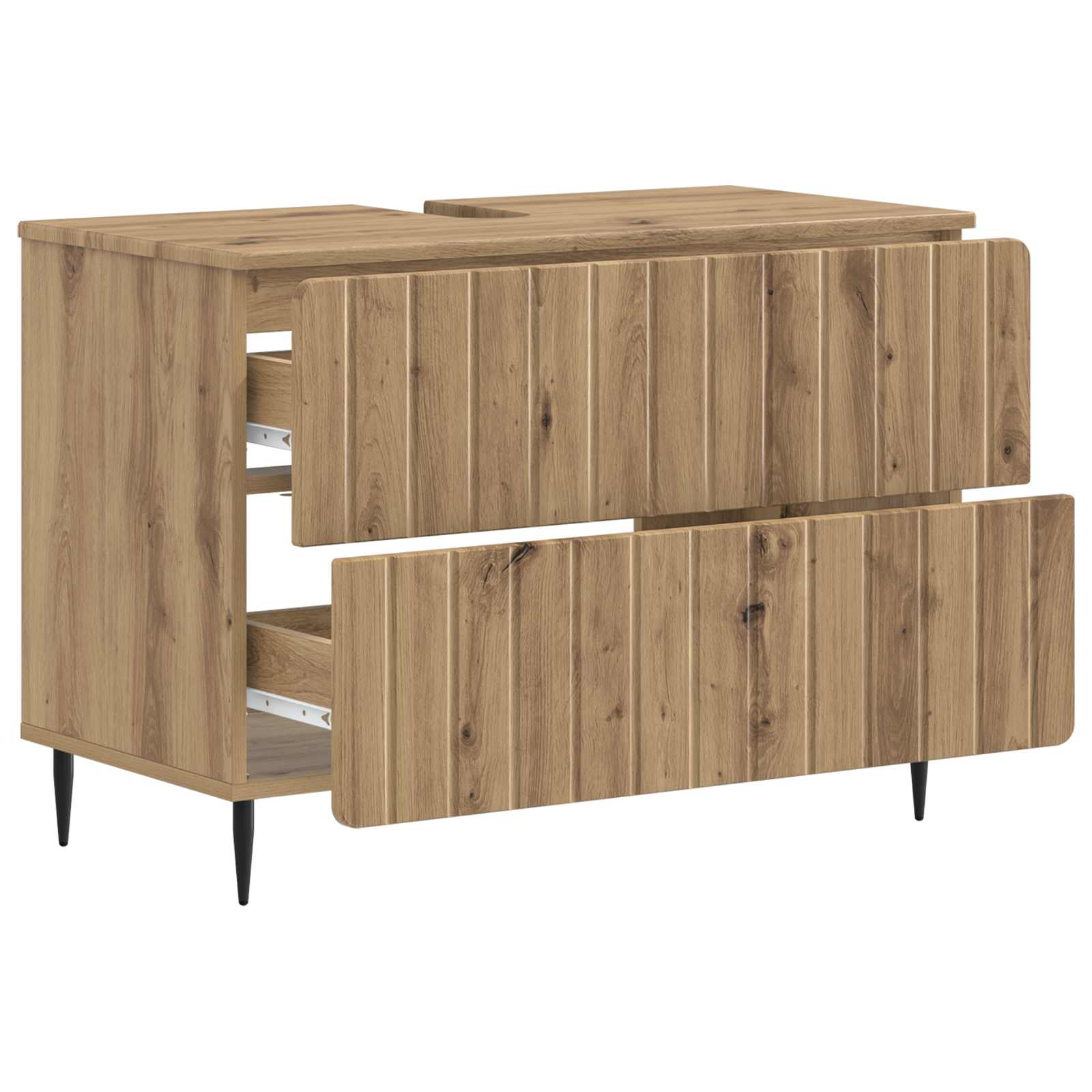 vidaXL Szafka pod umywalkę ZWOLLE Dąb artisan 82 x 41 x 58,5 cm