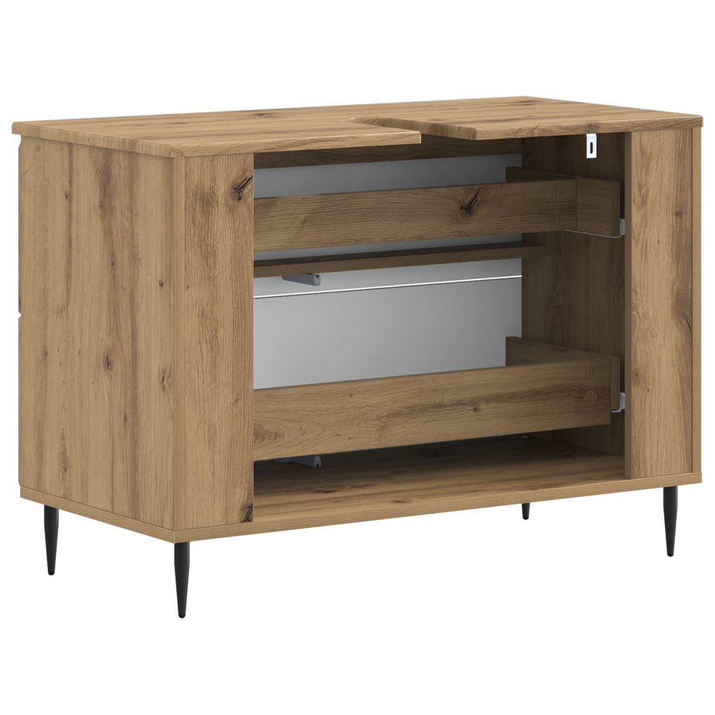 vidaXL Szafka pod umywalkę ZWOLLE Dąb artisan 82 x 41 x 58,5 cm