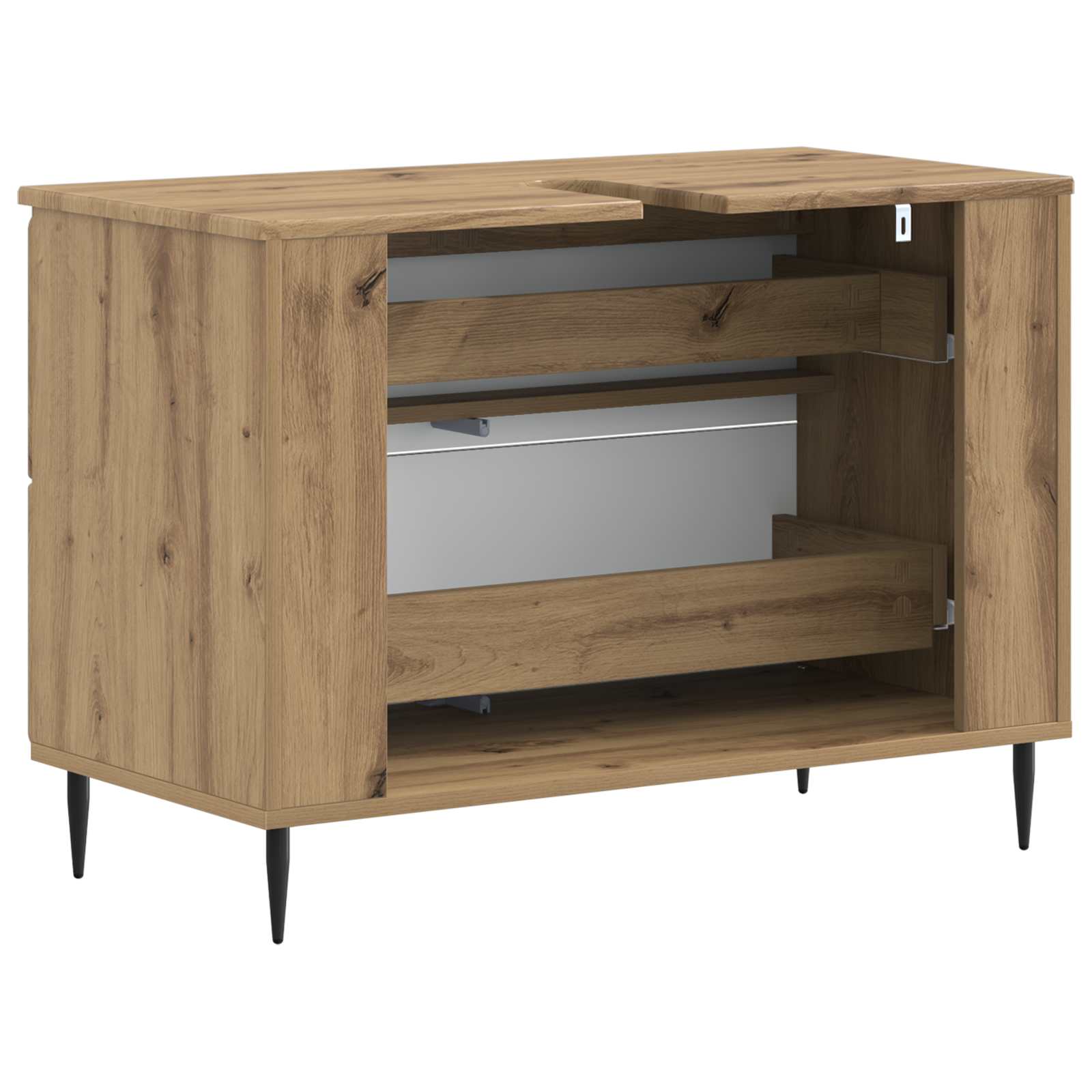 vidaXL Szafka pod umywalkę ZWOLLE Dąb artisan 82 x 41 x 58,5 cm