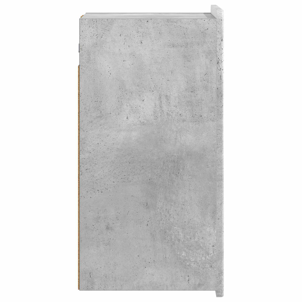 vidaXL Szafka ścienna łazienkowa ZWOLLE Betonowy szary 30 x 31 x 63 cm