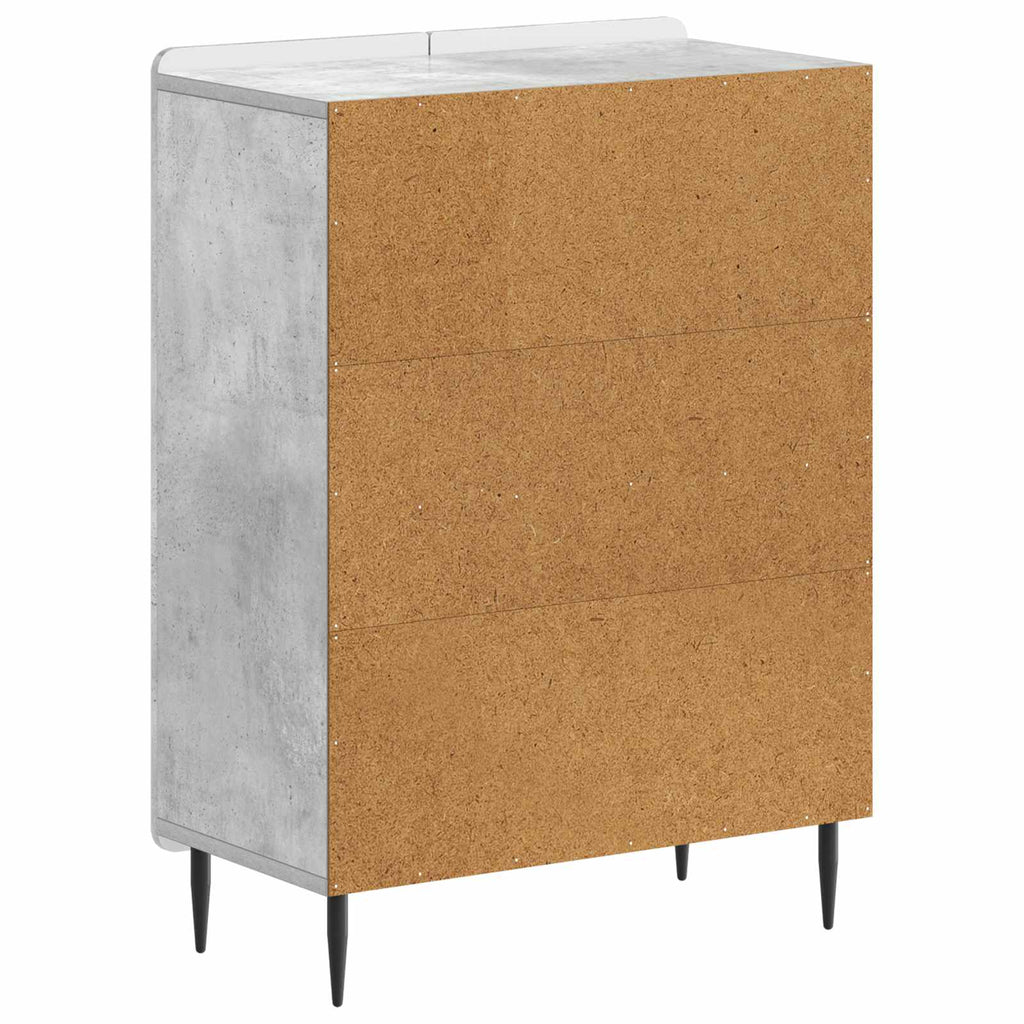 vidaXL Szafka Łazienkowa ZWOLLE Betonowy szary 59,5 x 31 x 79,5 cm
