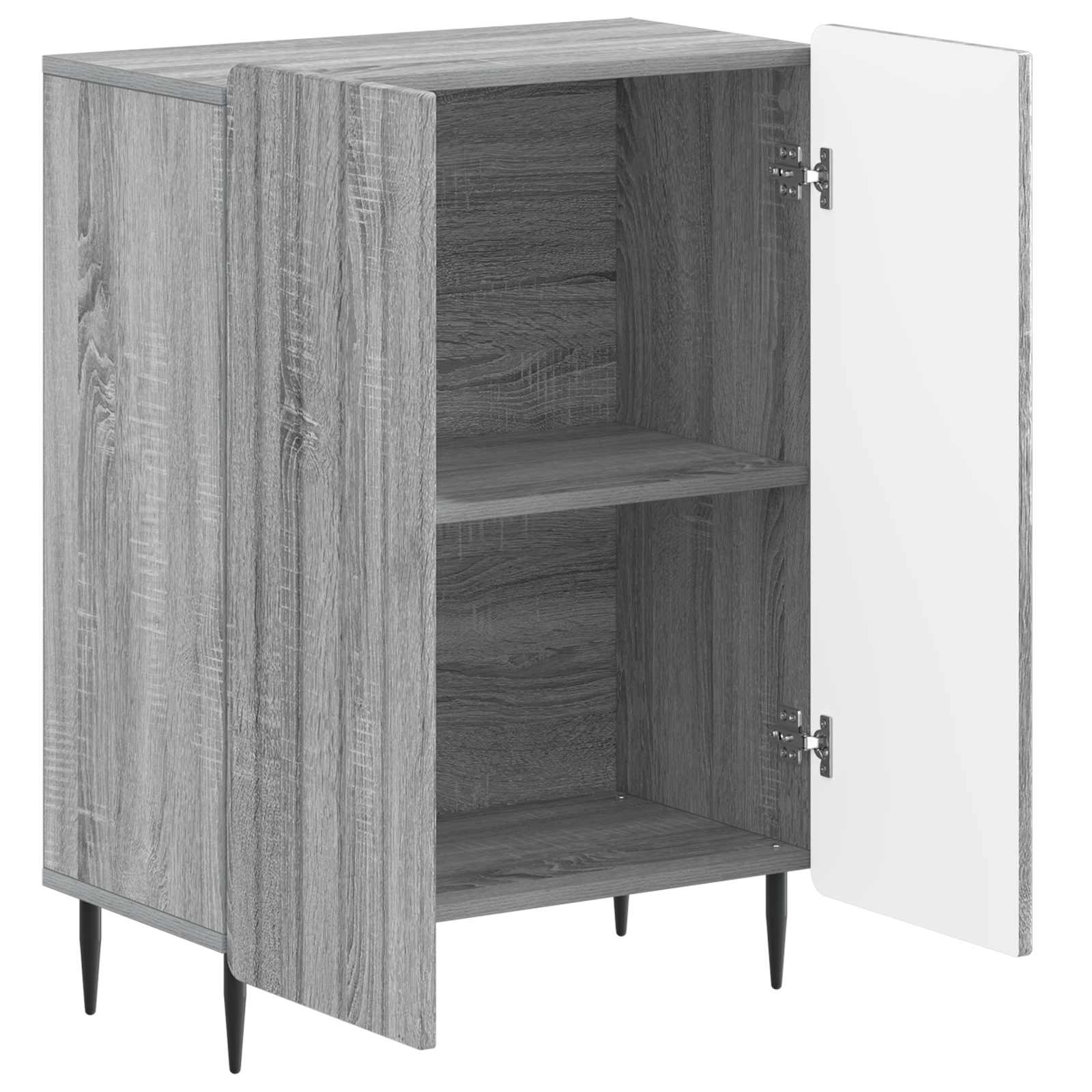 vidaXL Szafka Łazienkowa ZWOLLE Szary Sonoma 59,5 x 31 x 79,5 cm