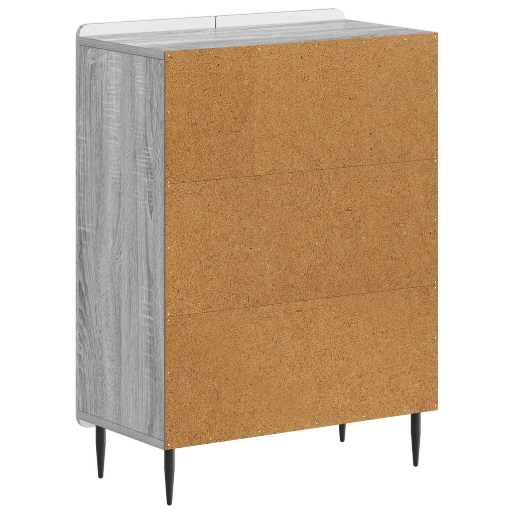 vidaXL Szafka Łazienkowa ZWOLLE Szary Sonoma 59,5 x 31 x 79,5 cm