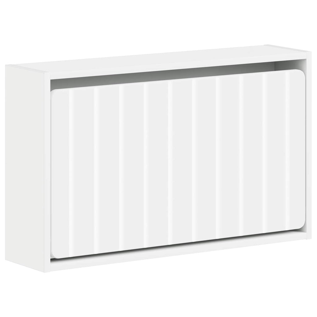 vidaXL Wisząca szafka na buty ZWOLLE 71 x 17 x 43 cm Biały
