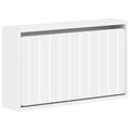 vidaXL Wisząca szafka na buty ZWOLLE 71 x 17 x 43 cm Biały