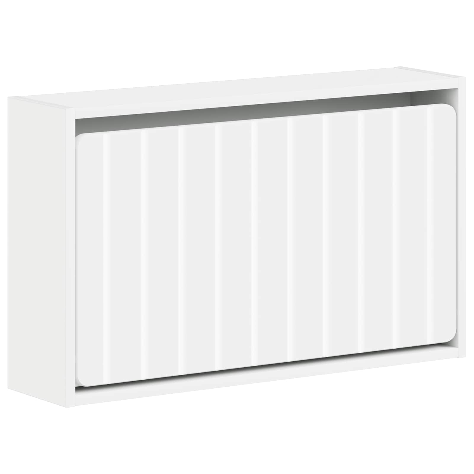 vidaXL Wisząca szafka na buty ZWOLLE 71 x 17 x 43 cm Biały