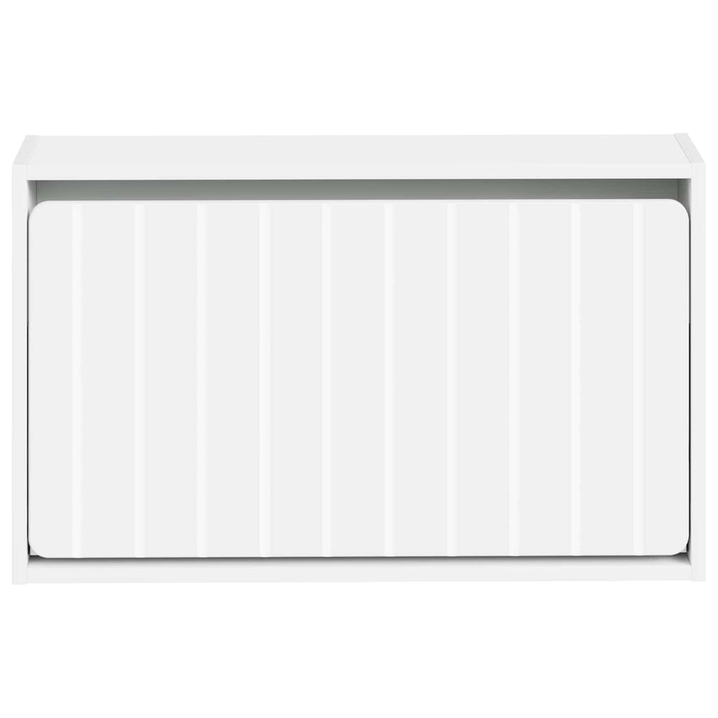 vidaXL Wisząca szafka na buty ZWOLLE 71 x 17 x 43 cm Biały