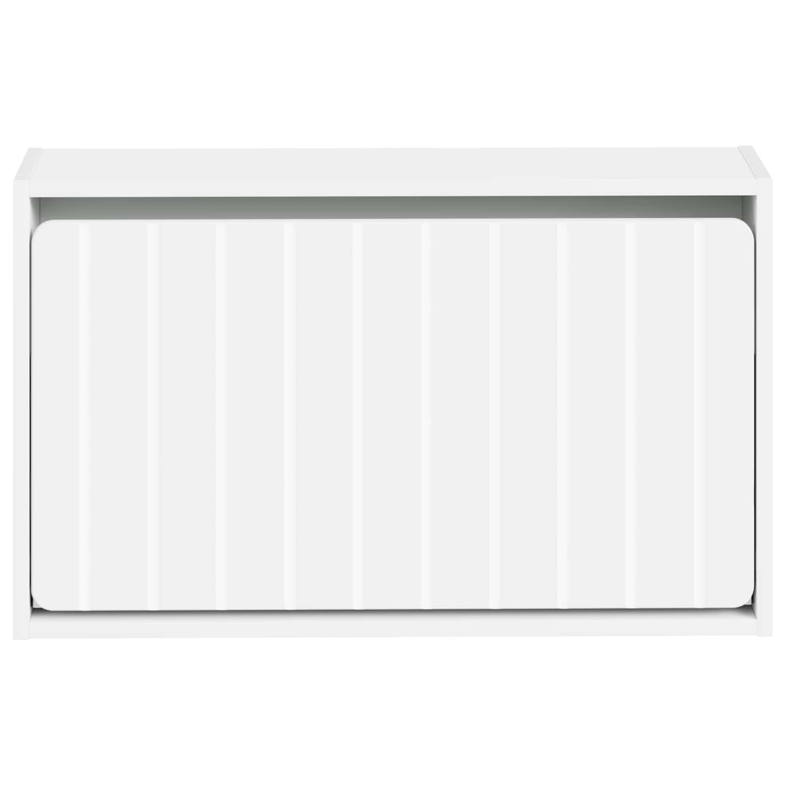 vidaXL Wisząca szafka na buty ZWOLLE 71 x 17 x 43 cm Biały