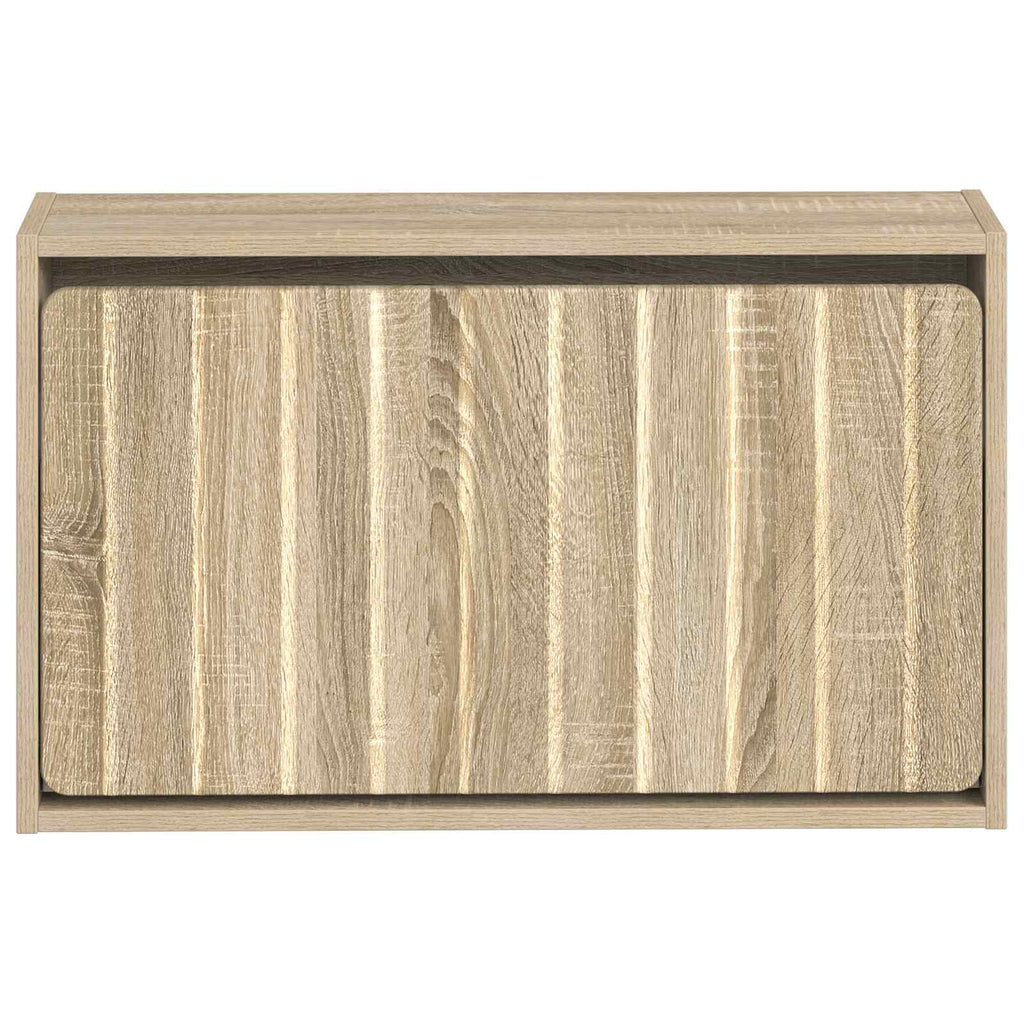 vidaXL Wisząca szafka na buty ZWOLLE 71 x 17 x 43 cm dąb Sonoma
