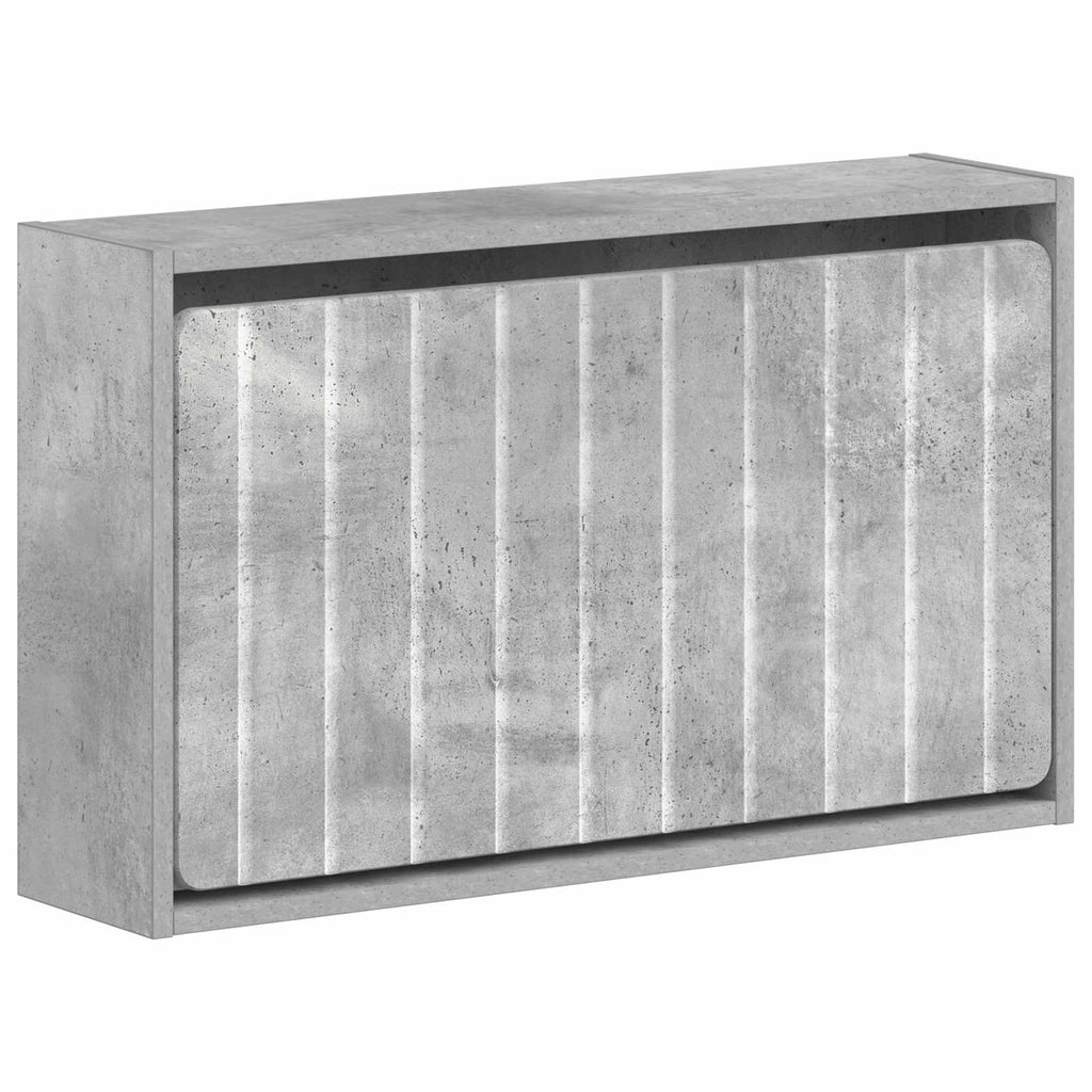 vidaXL Wisząca szafka na buty ZWOLLE 71 x 17 x 43 cm Betonowy szary