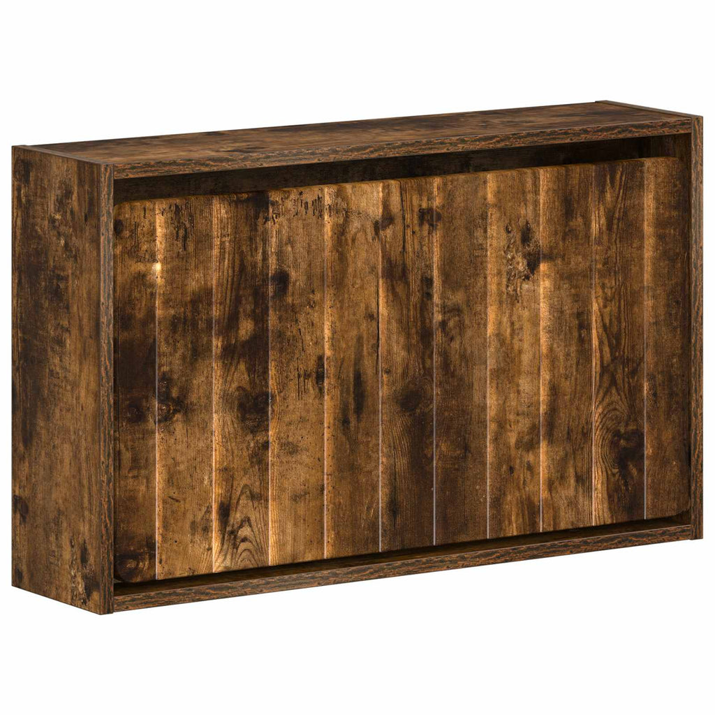 vidaXL Wisząca szafka na buty ZWOLLE 71 x 17 x 43 cm Dąb wędzony