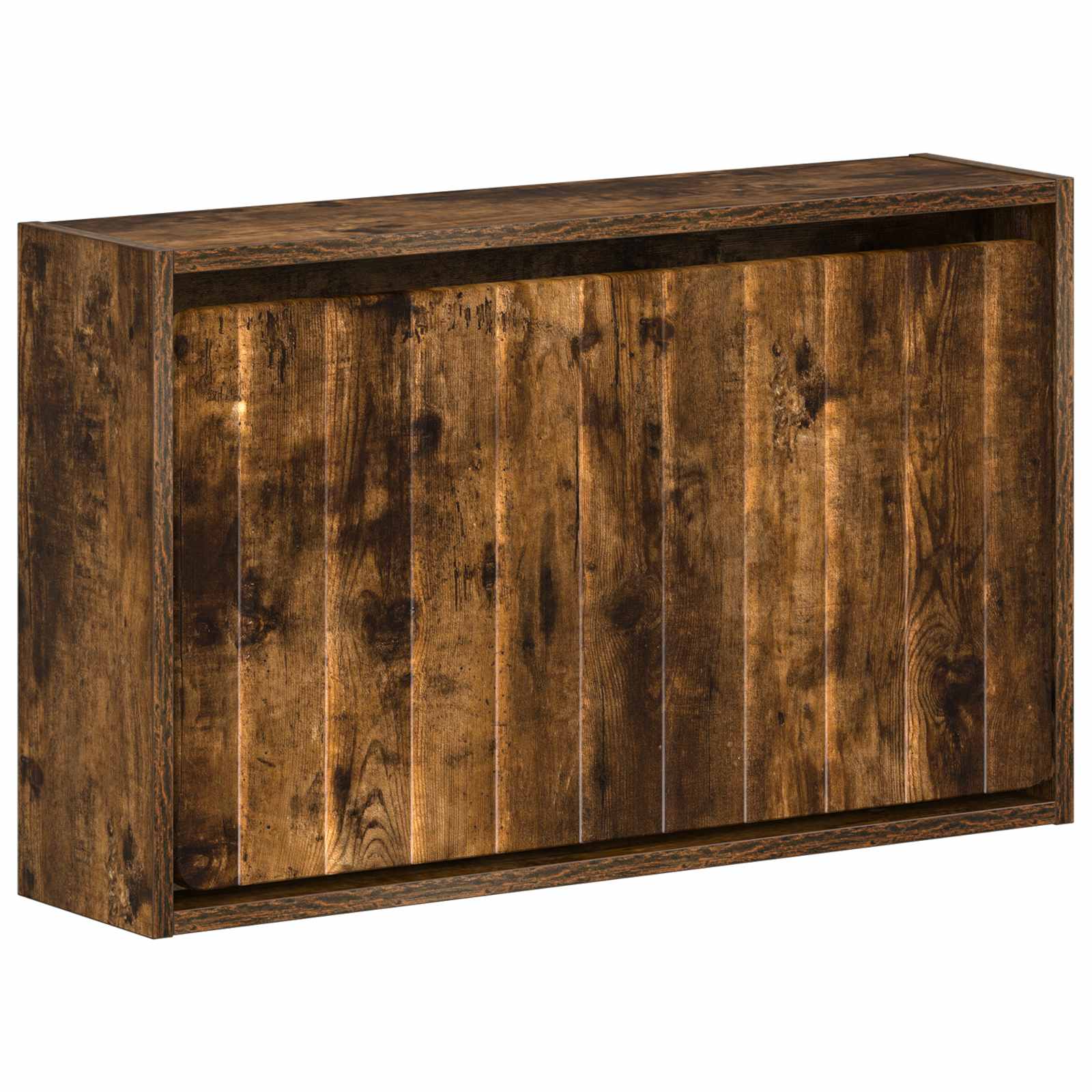 vidaXL Wisząca szafka na buty ZWOLLE 71 x 17 x 43 cm Dąb wędzony