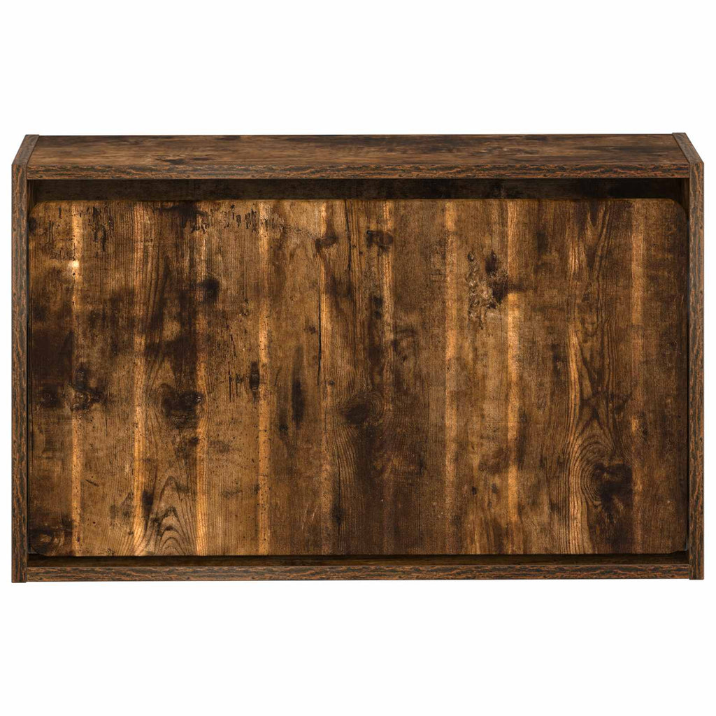 vidaXL Wisząca szafka na buty ZWOLLE 71 x 17 x 43 cm Dąb wędzony