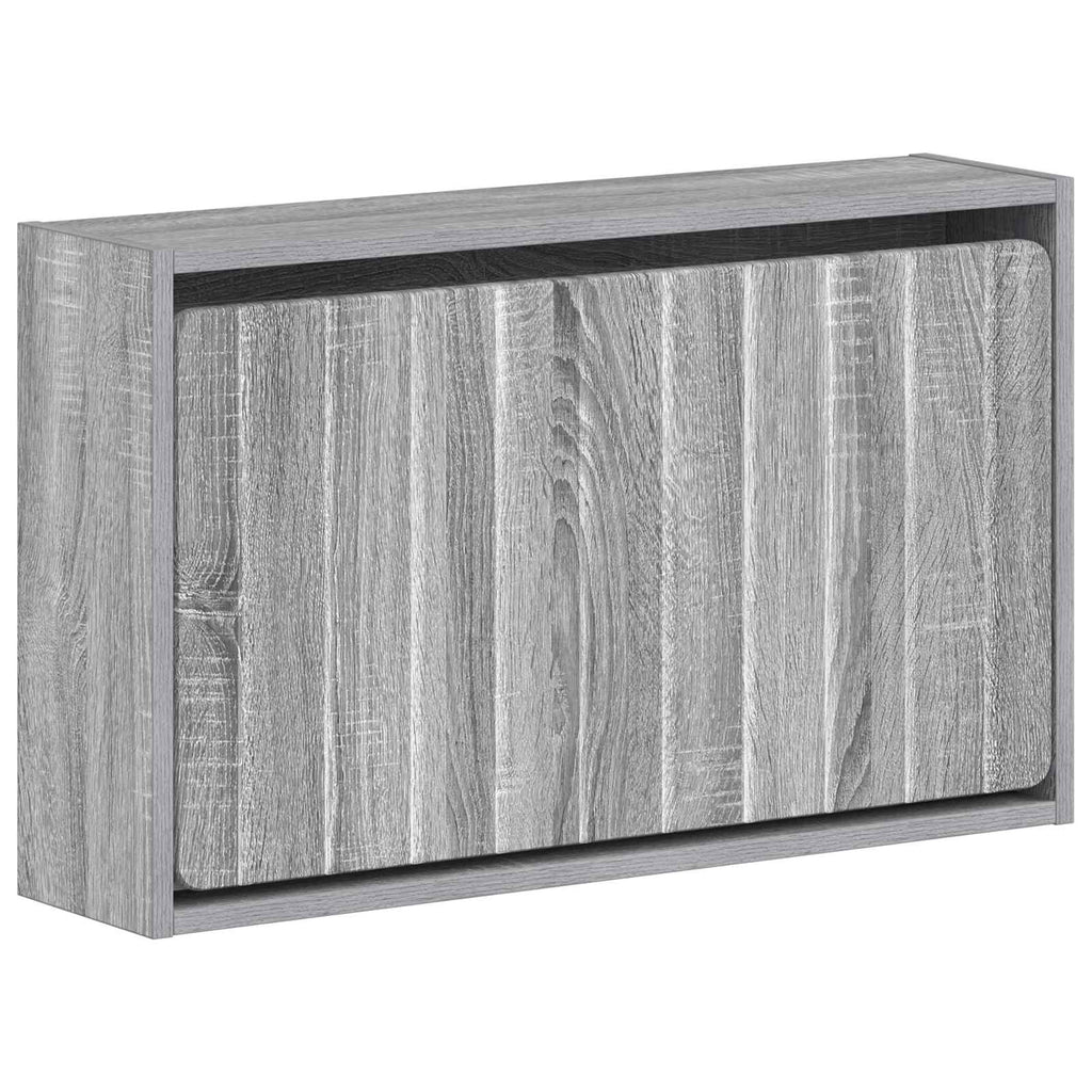 vidaXL Wisząca szafka na buty ZWOLLE 71 x 17 x 43 cm Szary Sonoma