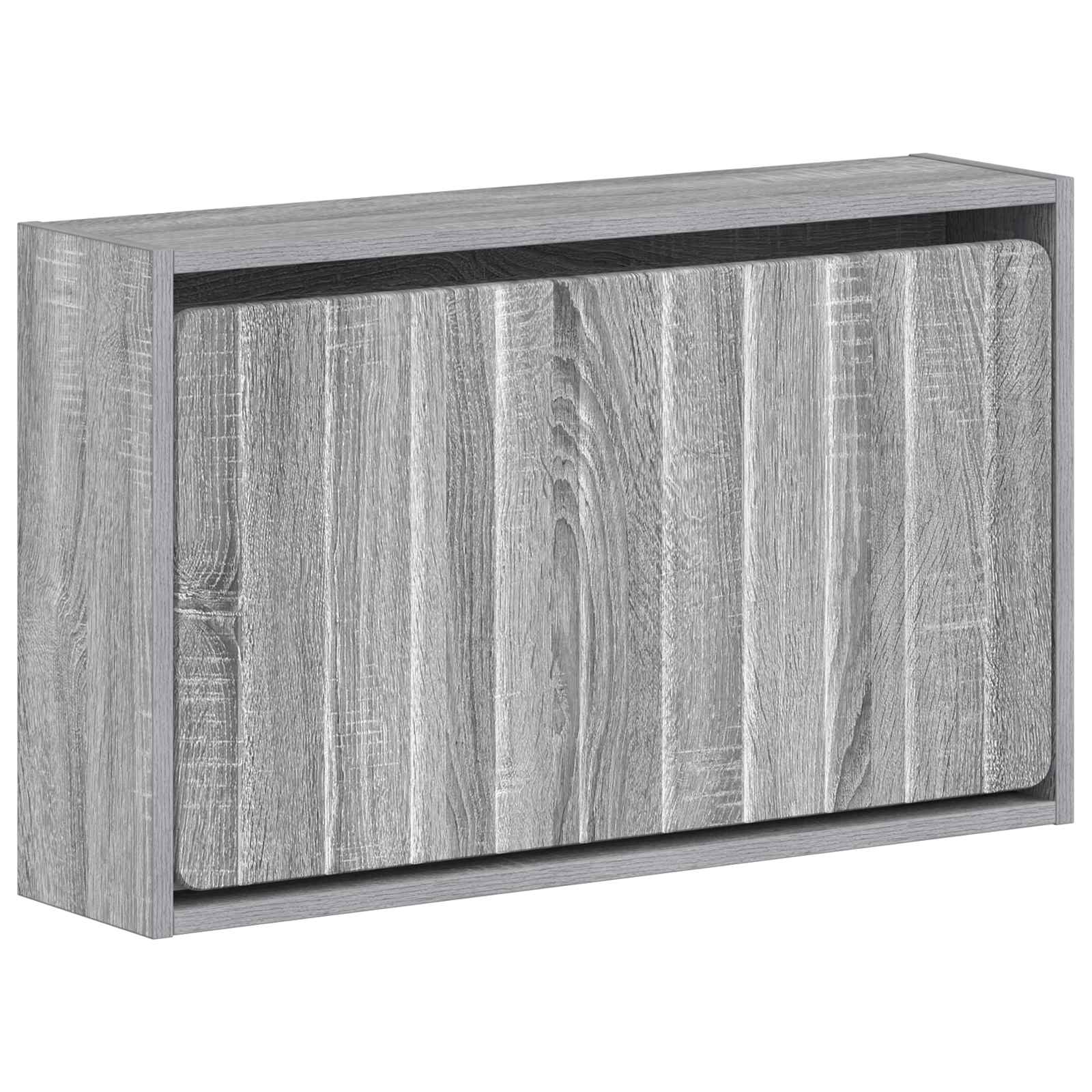 vidaXL Wisząca szafka na buty ZWOLLE 71 x 17 x 43 cm Szary Sonoma
