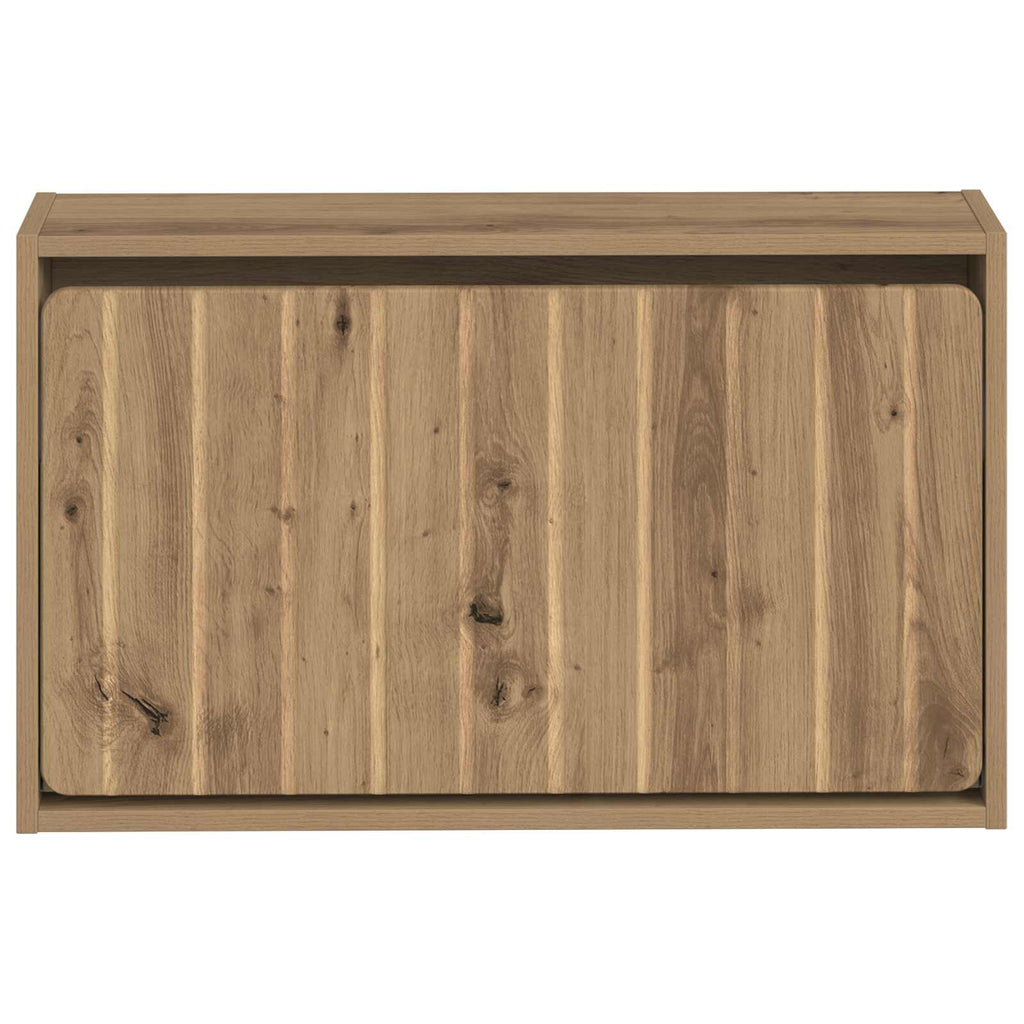 vidaXL Wisząca szafka na buty ZWOLLE 71 x 17 x 43 cm Dąb artisan