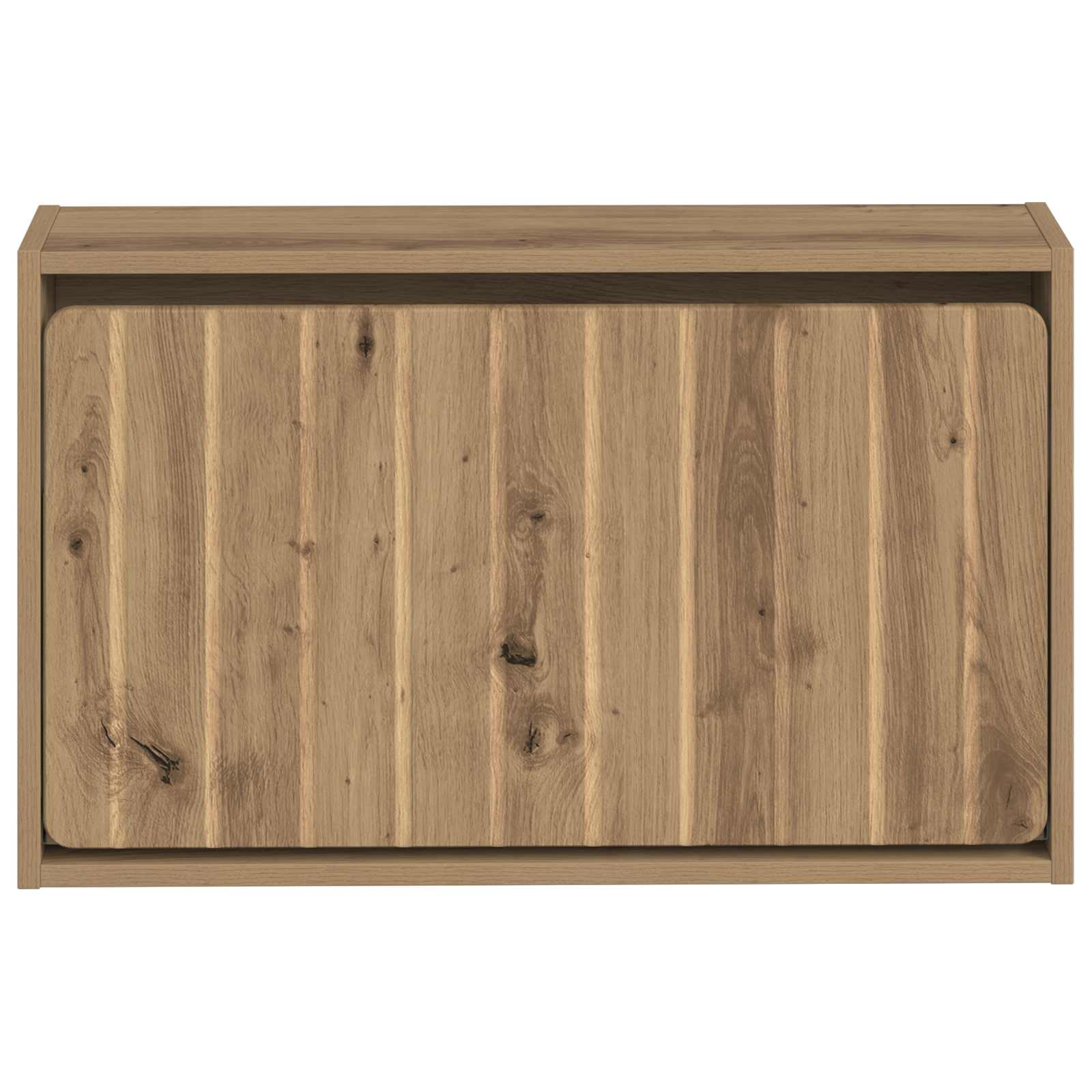 vidaXL Wisząca szafka na buty ZWOLLE 71 x 17 x 43 cm Dąb artisan