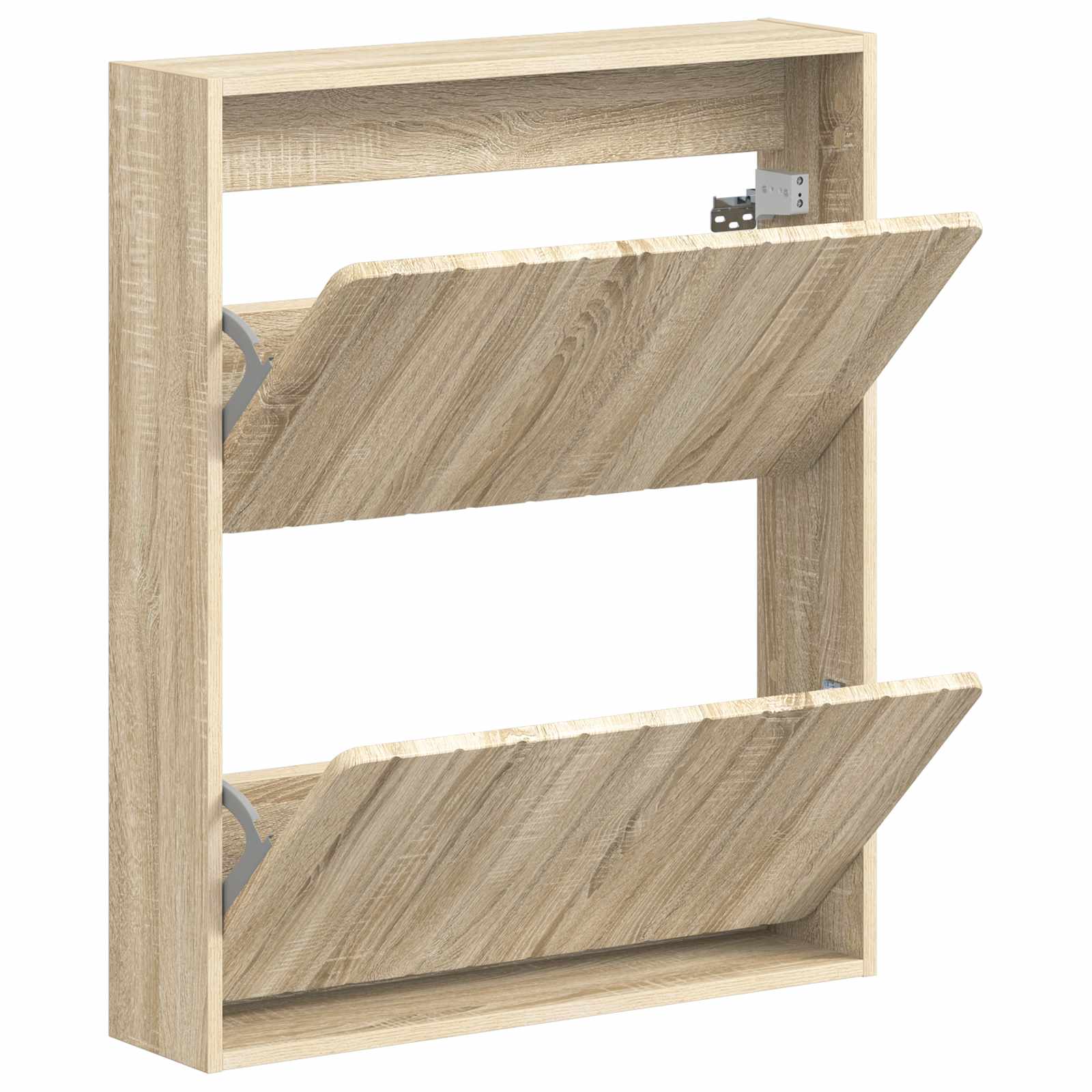 vidaXL Wisząca szafka na buty ZWOLLE 71 x 17 x 86 cm dąb Sonoma