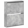 vidaXL Wisząca szafka na buty ZWOLLE 71 x 17 x 86 cm Betonowy szary
