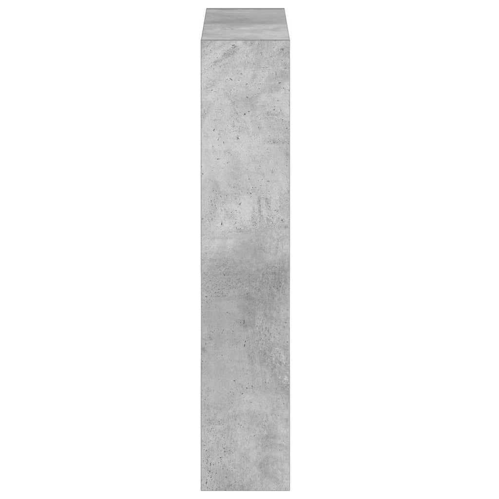 vidaXL Wisząca szafka na buty ZWOLLE 71 x 17 x 86 cm Betonowy szary