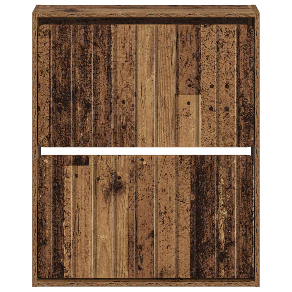 vidaXL Wisząca szafka na buty ZWOLLE 71 x 17 x 86 cm Stare drewno