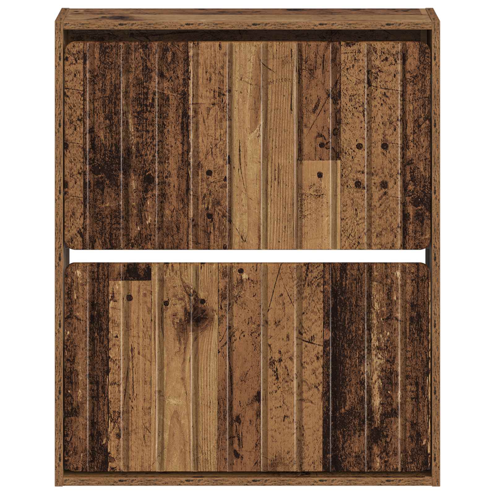 vidaXL Wisząca szafka na buty ZWOLLE 71 x 17 x 86 cm Stare drewno