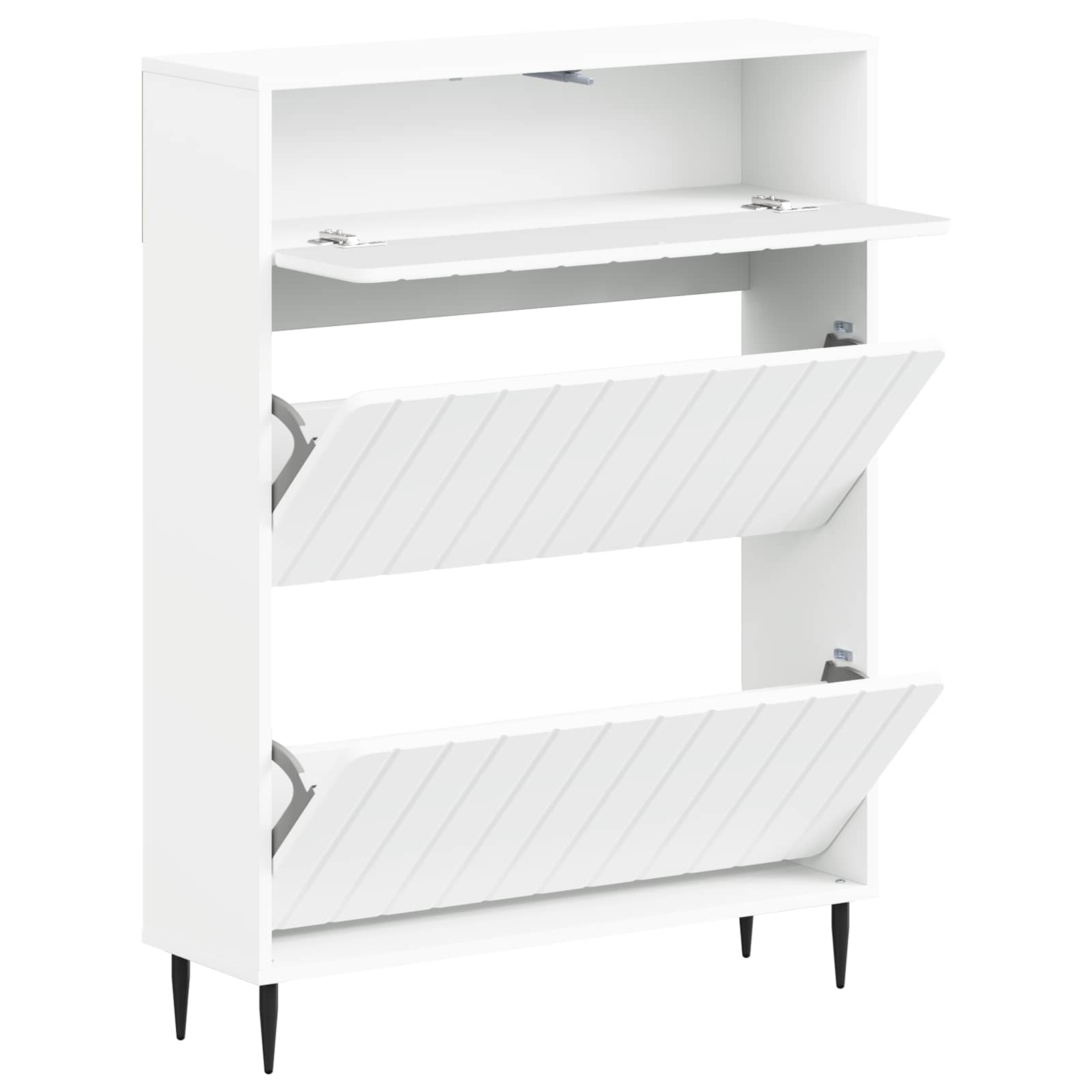 vidaXL Szafka na buty ZWOLLE 78 x 24 x 103 cm Drewno inżynieryjne