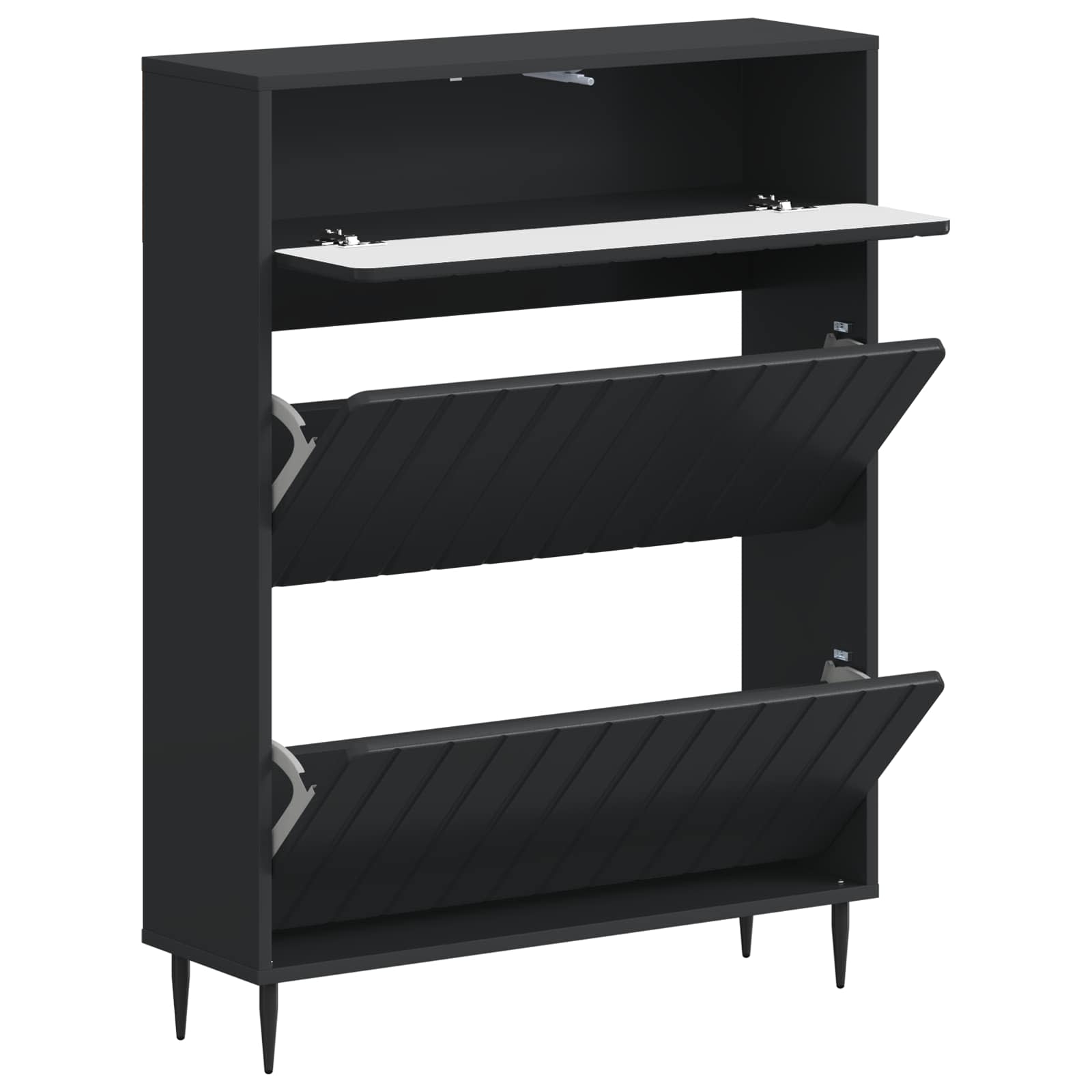 vidaXL Szafka na buty ZWOLLE 78 x 24 x 103 cm Drewno inżynieryjne
