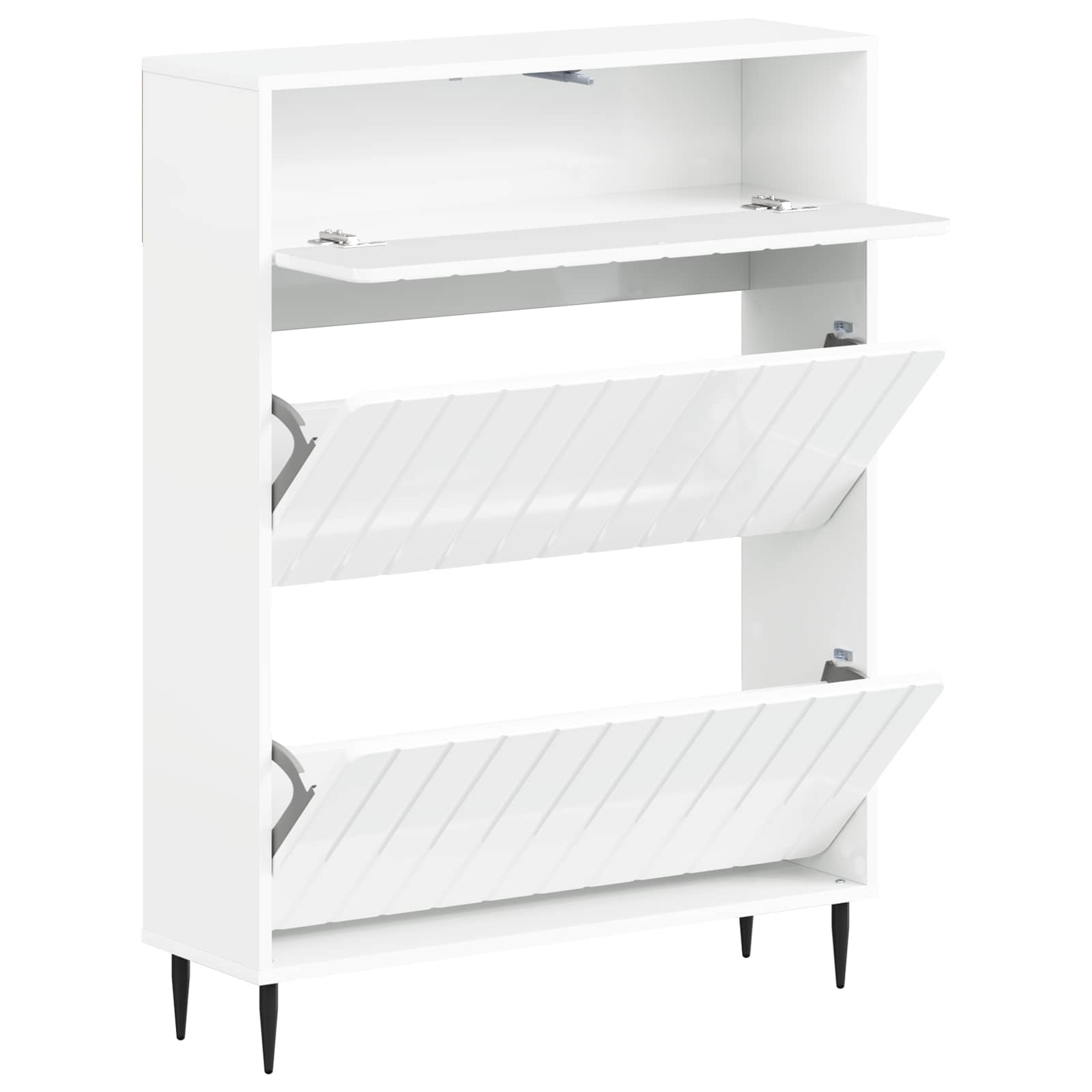 vidaXL Szafka na buty ZWOLLE 78 x 24 x 103 cm Drewno inżynieryjne