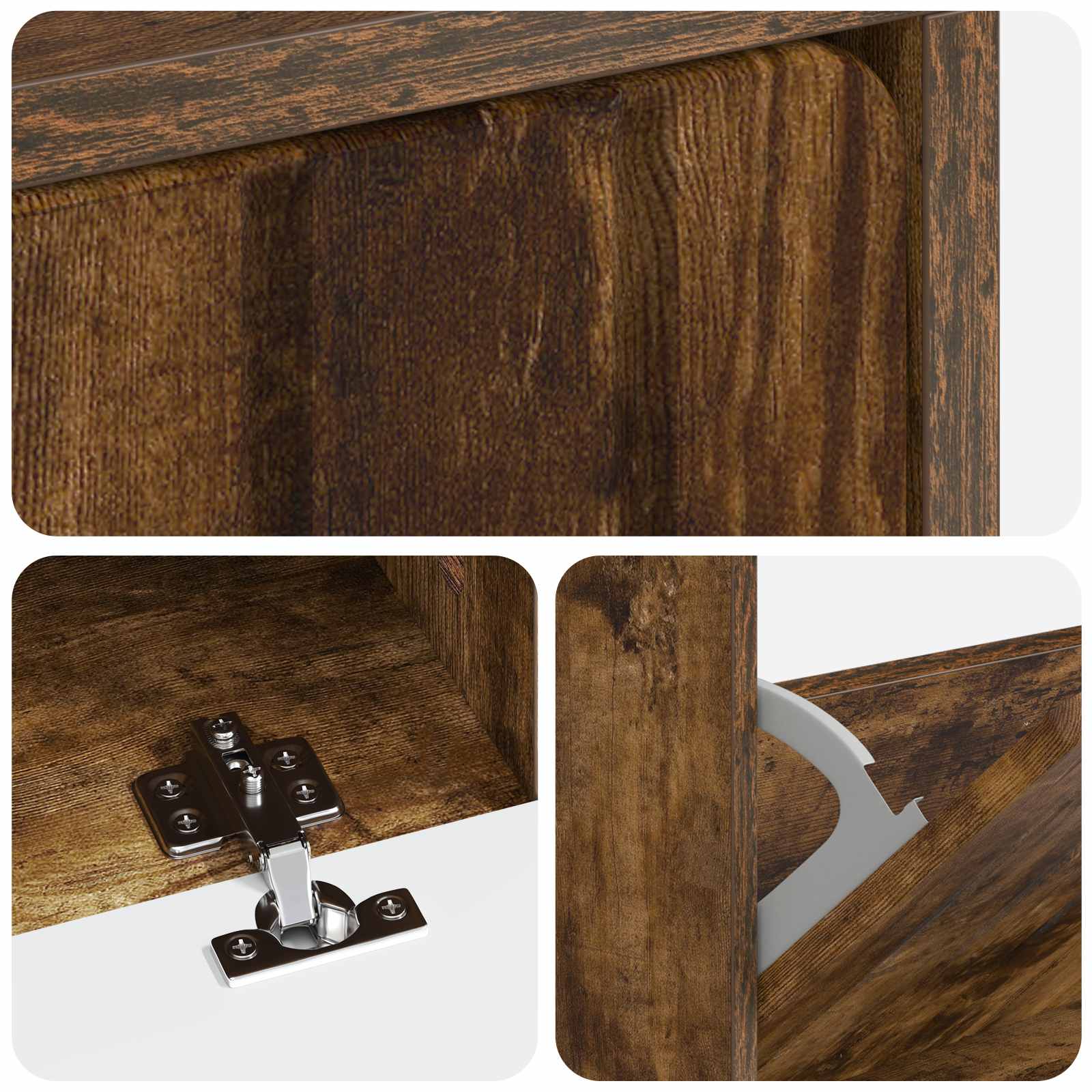 vidaXL Szafka na buty ZWOLLE 78 x 24 x 103 cm Drewno inżynieryjne