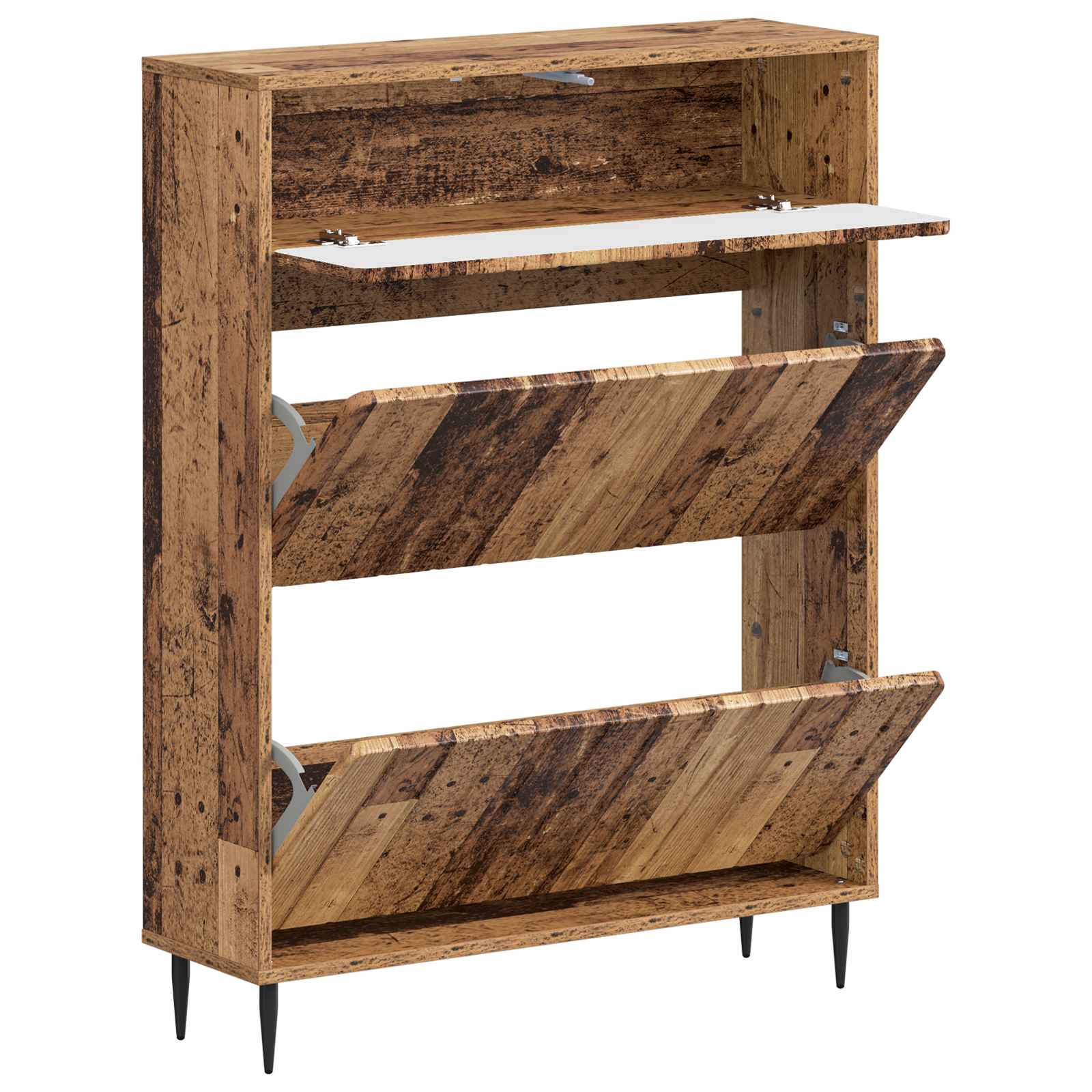 vidaXL Szafka na buty ZWOLLE 78 x 24 x 103 cm Drewno inżynieryjne