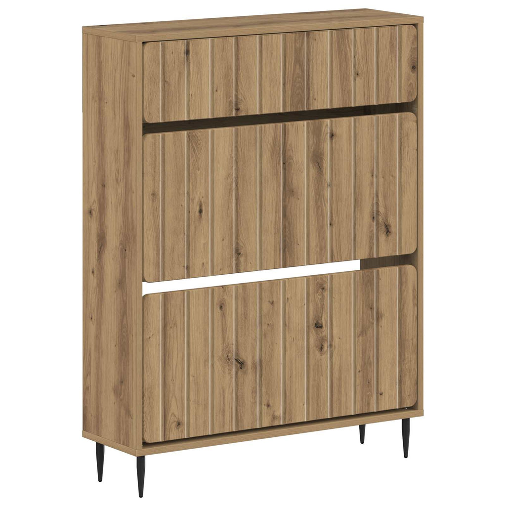 vidaXL Szafka na buty ZWOLLE 78 x 24 x 103 cm Drewno inżynieryjne