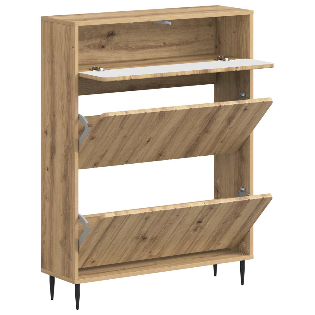 vidaXL Szafka na buty ZWOLLE 78 x 24 x 103 cm Drewno inżynieryjne