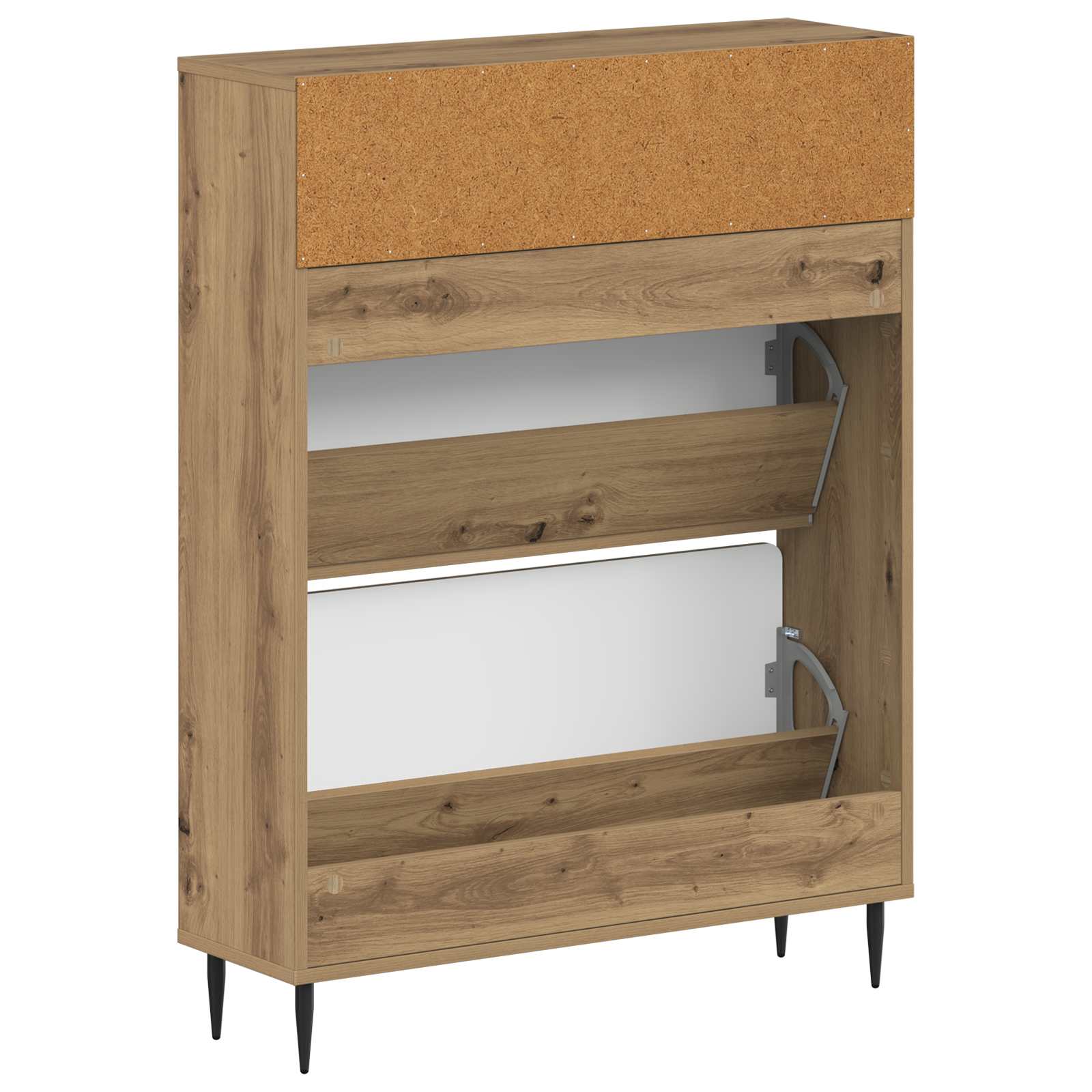 vidaXL Szafka na buty ZWOLLE 78 x 24 x 103 cm Drewno inżynieryjne