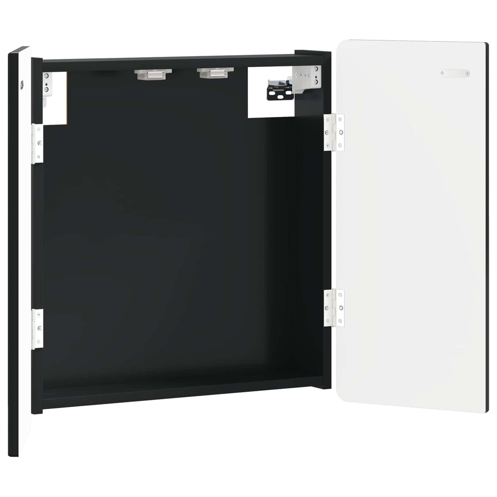 vidaXL Szafka na tarczę do rzutków ZWOLLE Czarny 52,5 x 10,5 x 57,5 cm