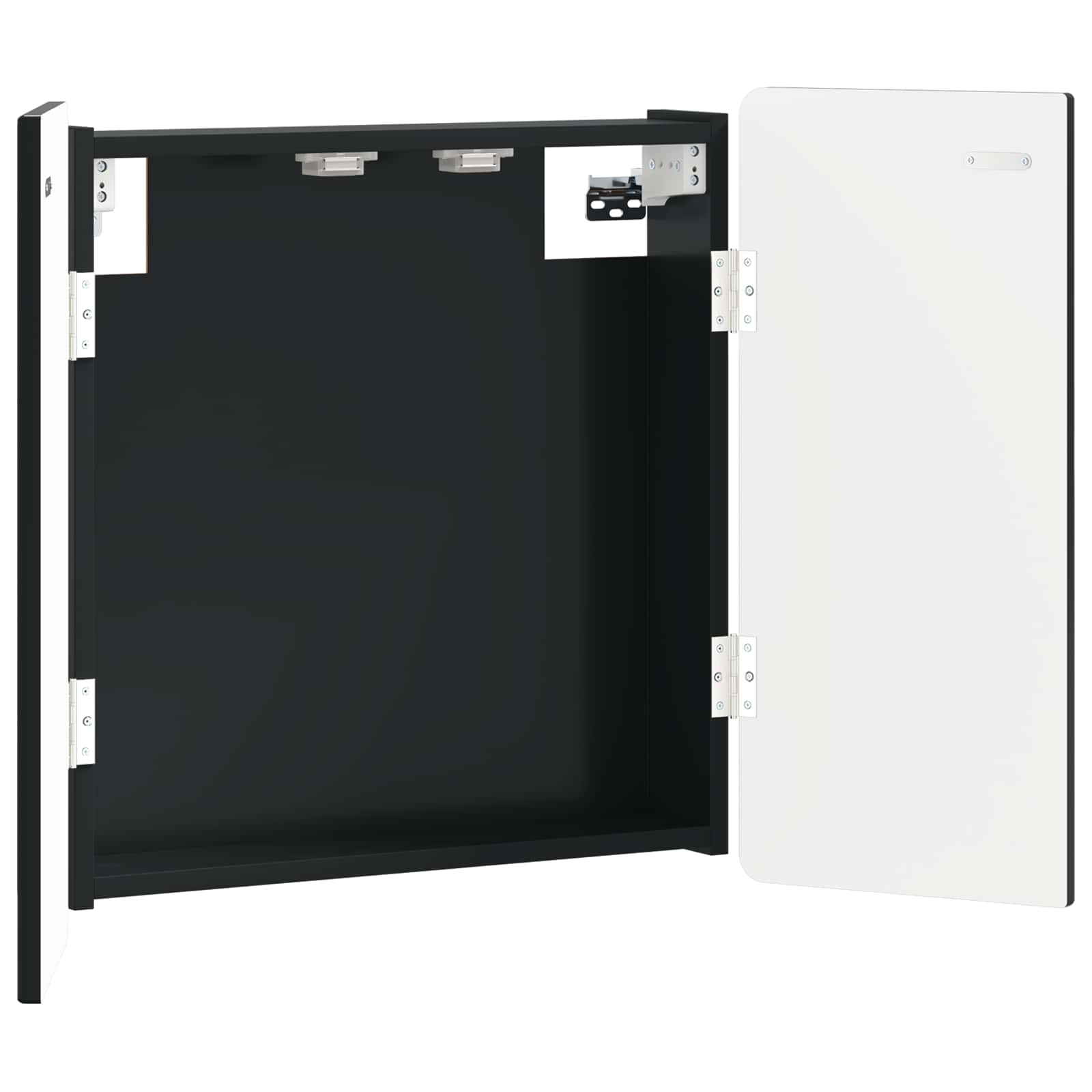vidaXL Szafka na tarczę do rzutków ZWOLLE Czarny 52,5 x 10,5 x 57,5 cm
