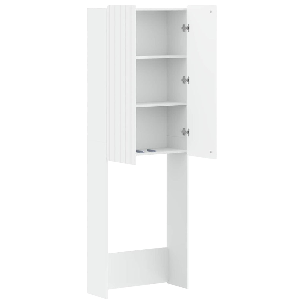 vidaXL Szafka toaletowa ZWOLLE Biały 66 x 25,5 x 190 cm