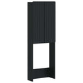 vidaXL Szafka toaletowa ZWOLLE Czarny 66 x 25,5 x 190 cm