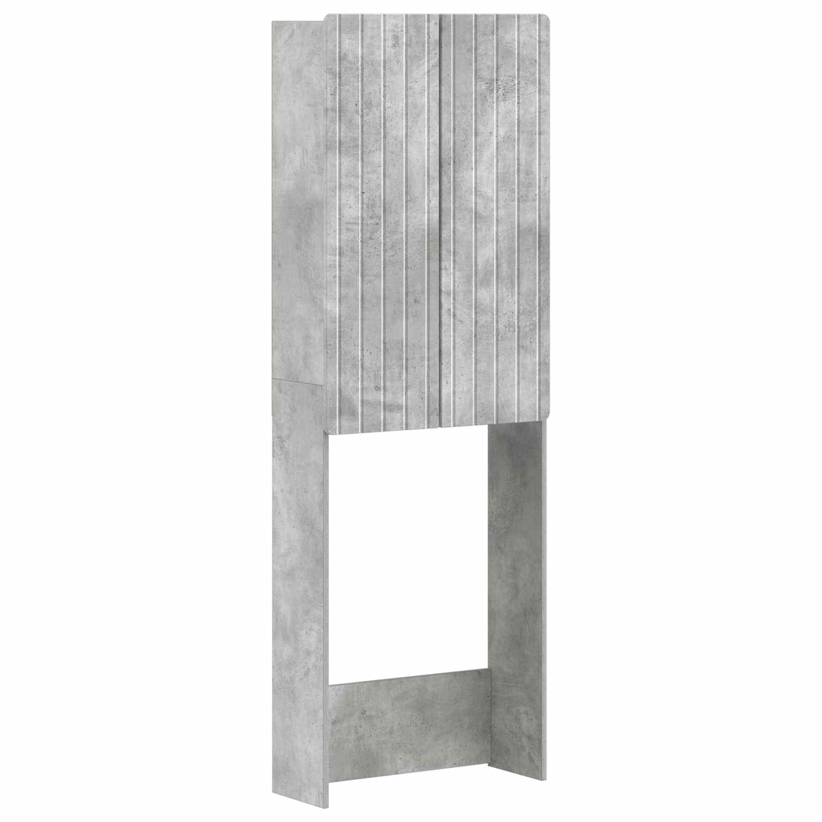 vidaXL Szafka toaletowa ZWOLLE Betonowy szary 66 x 25,5 x 190 cm