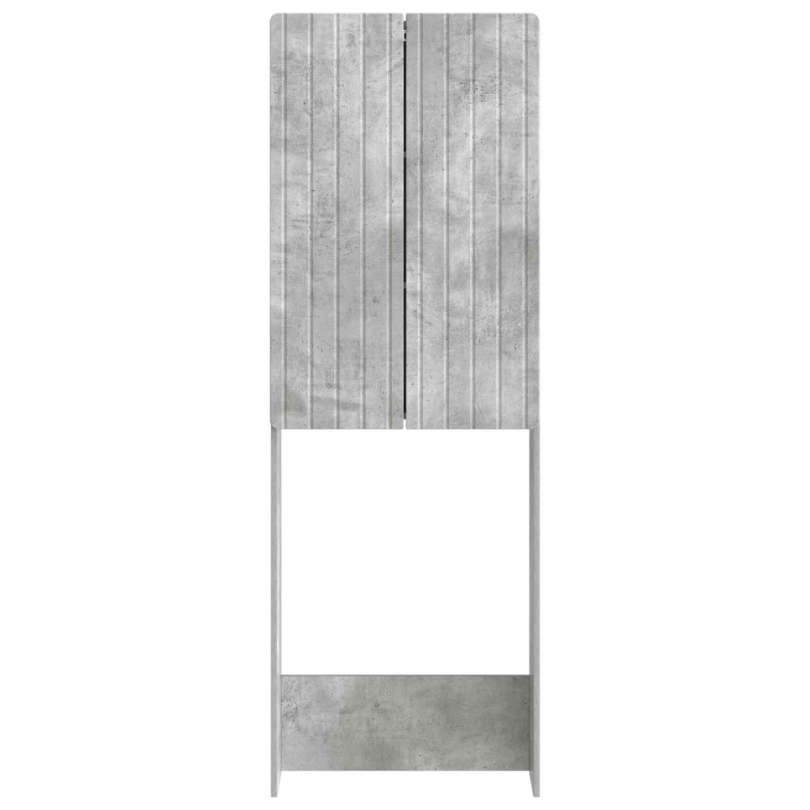 vidaXL Szafka toaletowa ZWOLLE Betonowy szary 66 x 25,5 x 190 cm