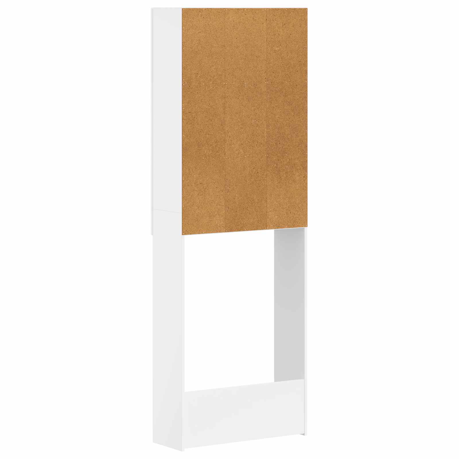 vidaXL Szafka toaletowa ZWOLLE Biały wysoki połysk 66 x 25,5 x 190 cm