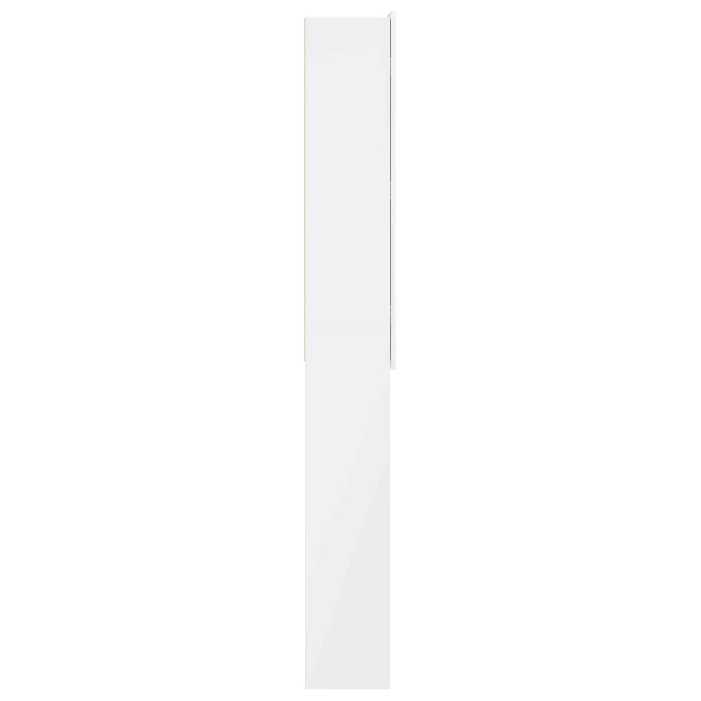 vidaXL Szafka toaletowa ZWOLLE Biały wysoki połysk 66 x 25,5 x 190 cm