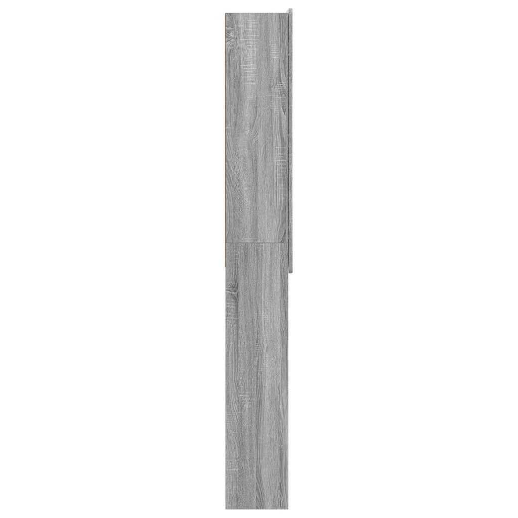 vidaXL Szafka toaletowa ZWOLLE Szary Sonoma 66 x 25,5 x 190 cm
