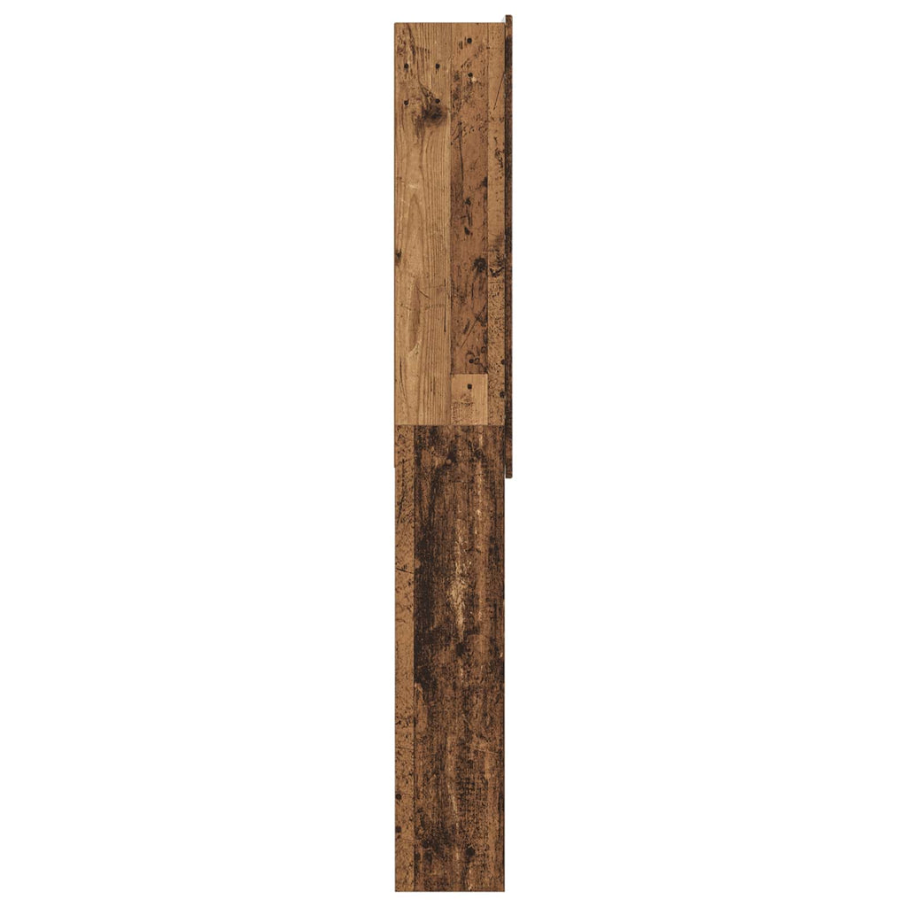 vidaXL Szafka toaletowa ZWOLLE Stare drewno 66 x 25,5 x 190 cm