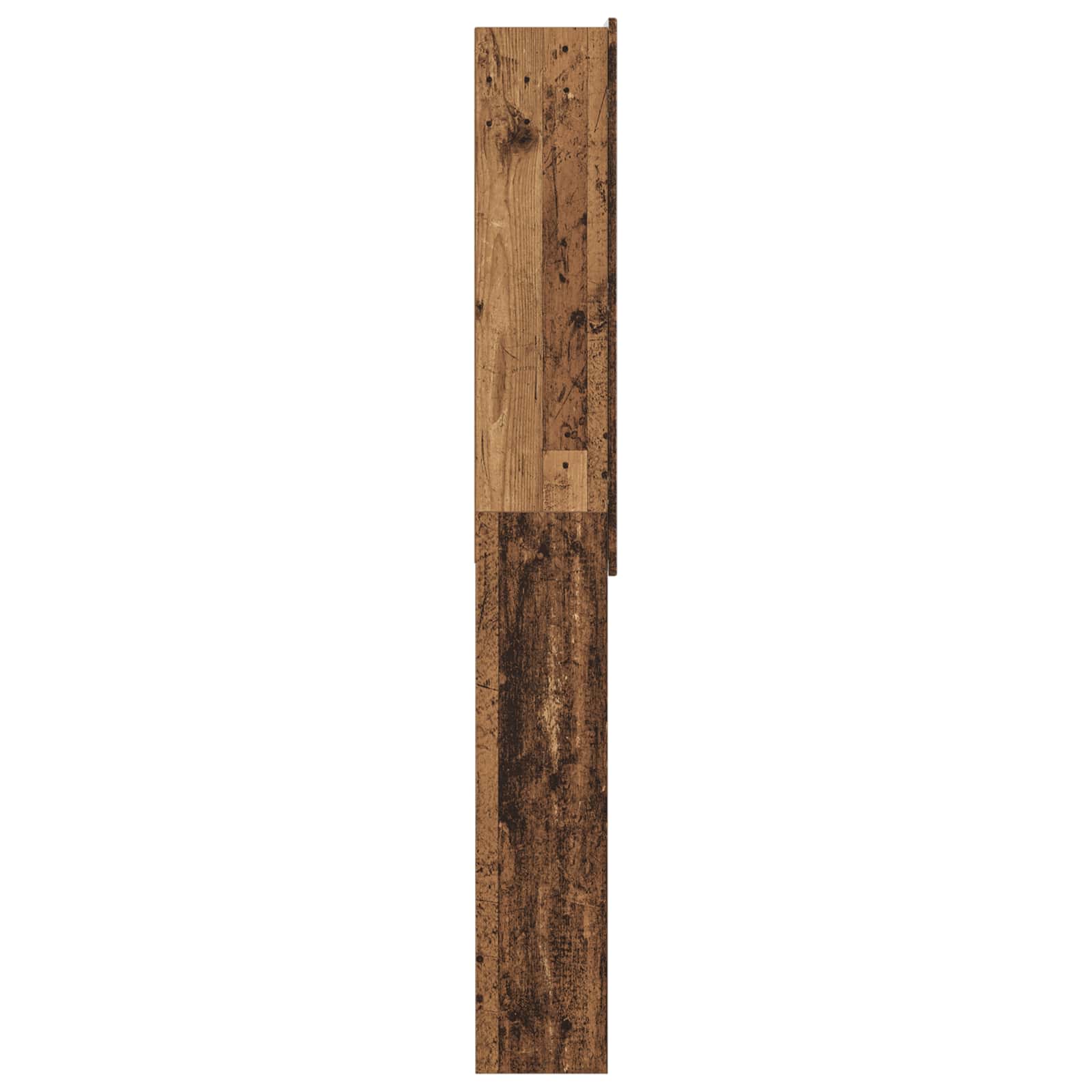 vidaXL Szafka toaletowa ZWOLLE Stare drewno 66 x 25,5 x 190 cm
