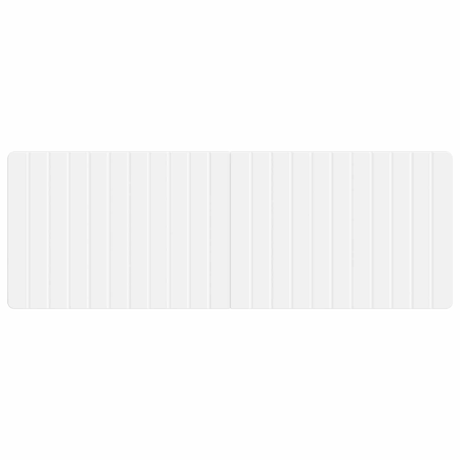 vidaXL Zagłówek montowany na ścianie ZWOLLE Biały Drewno inżynieryjne