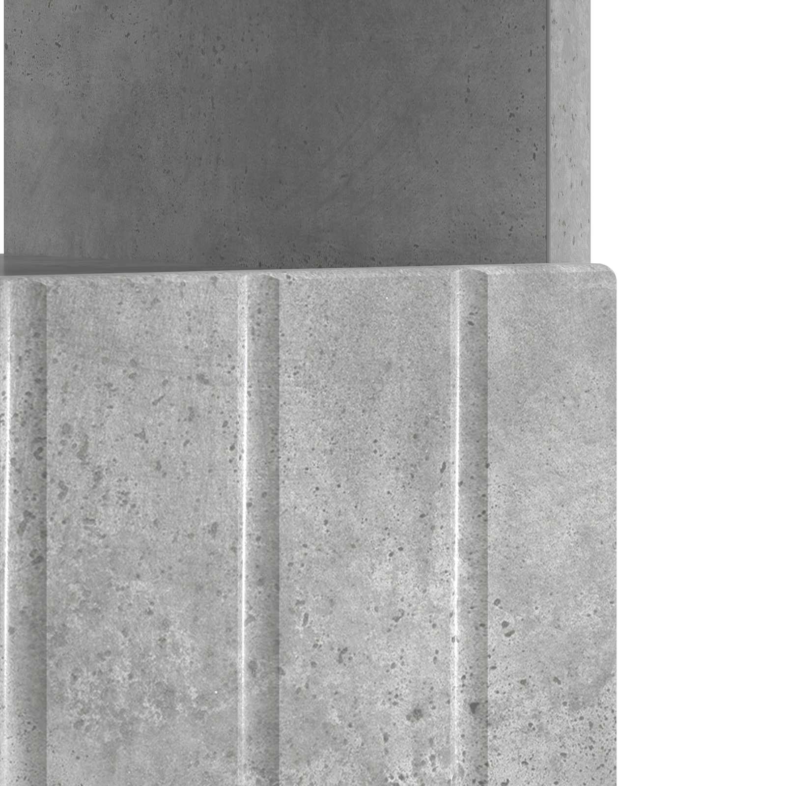 vidaXL Szafka na Telewizor LED Betonowy szary Drewno inżynieryjne