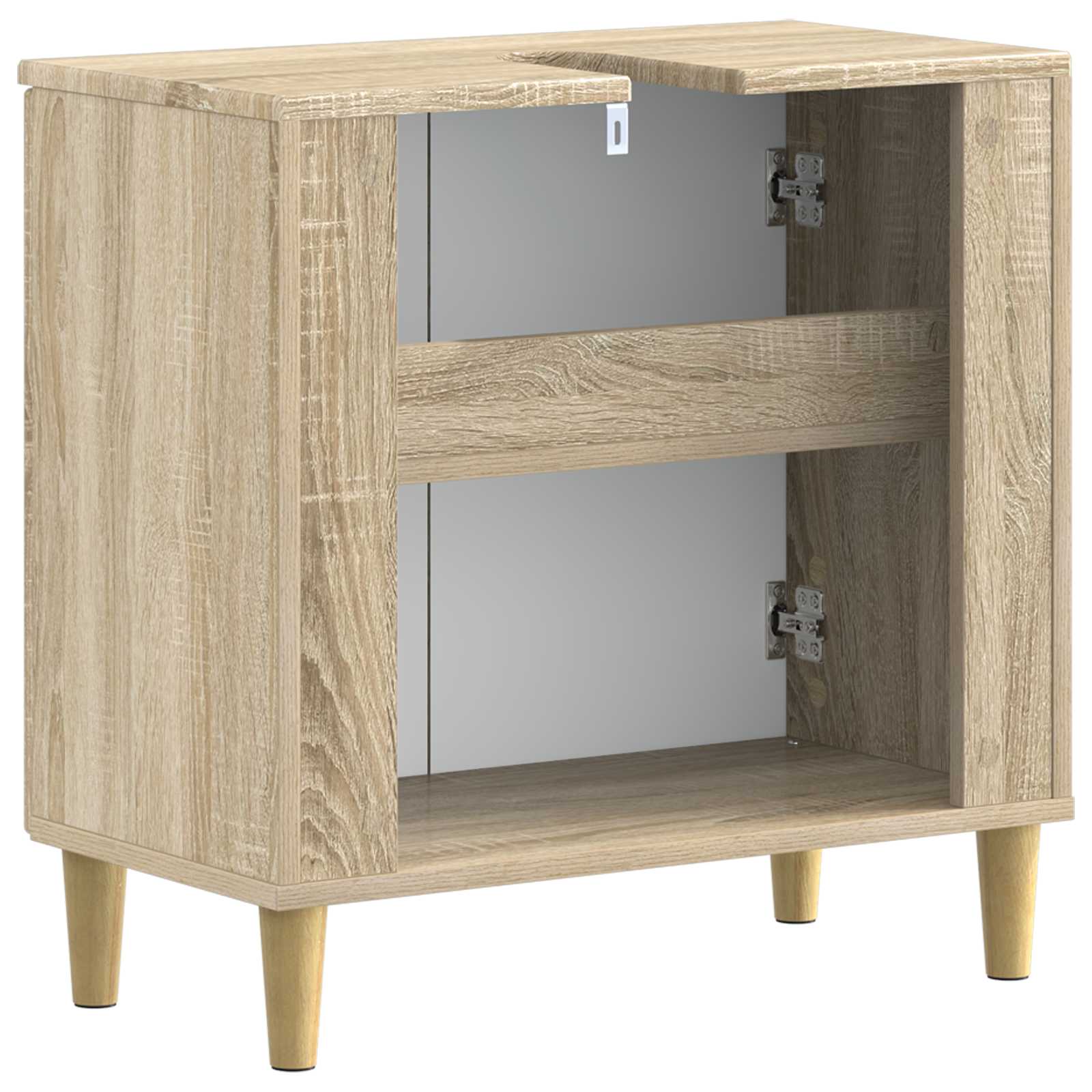 vidaXL Szafka pod umywalkę ARNHEM dąb Sonoma 59,5 x 31,5 x 59 cm