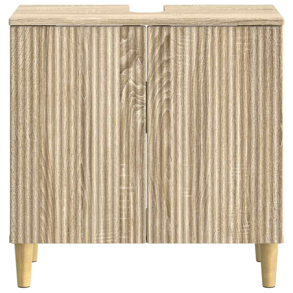 vidaXL Szafka pod umywalkę ARNHEM dąb Sonoma 59,5 x 31,5 x 59 cm
